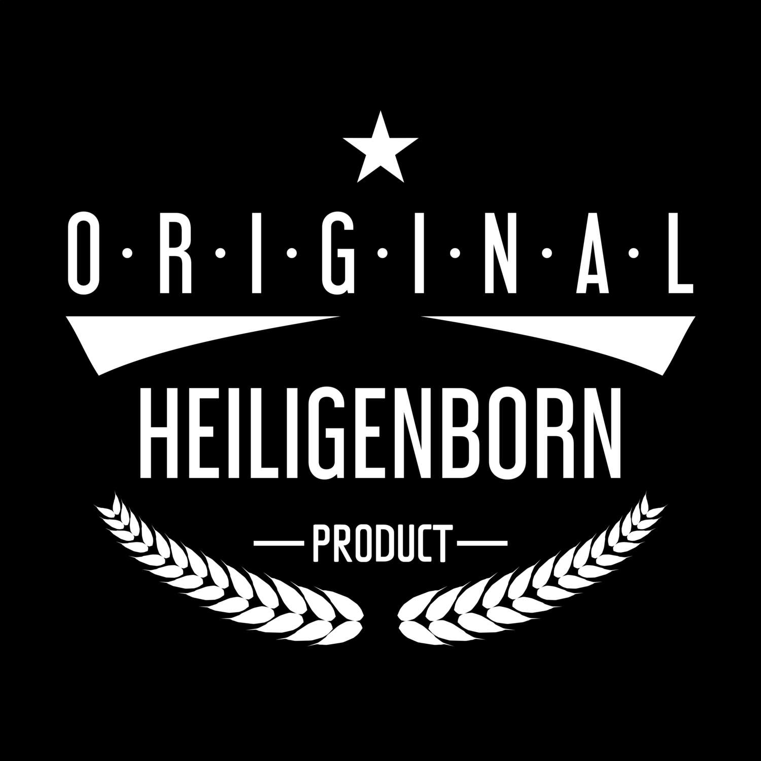 T-Shirt »Original Product« für den Ort »Heiligenborn«