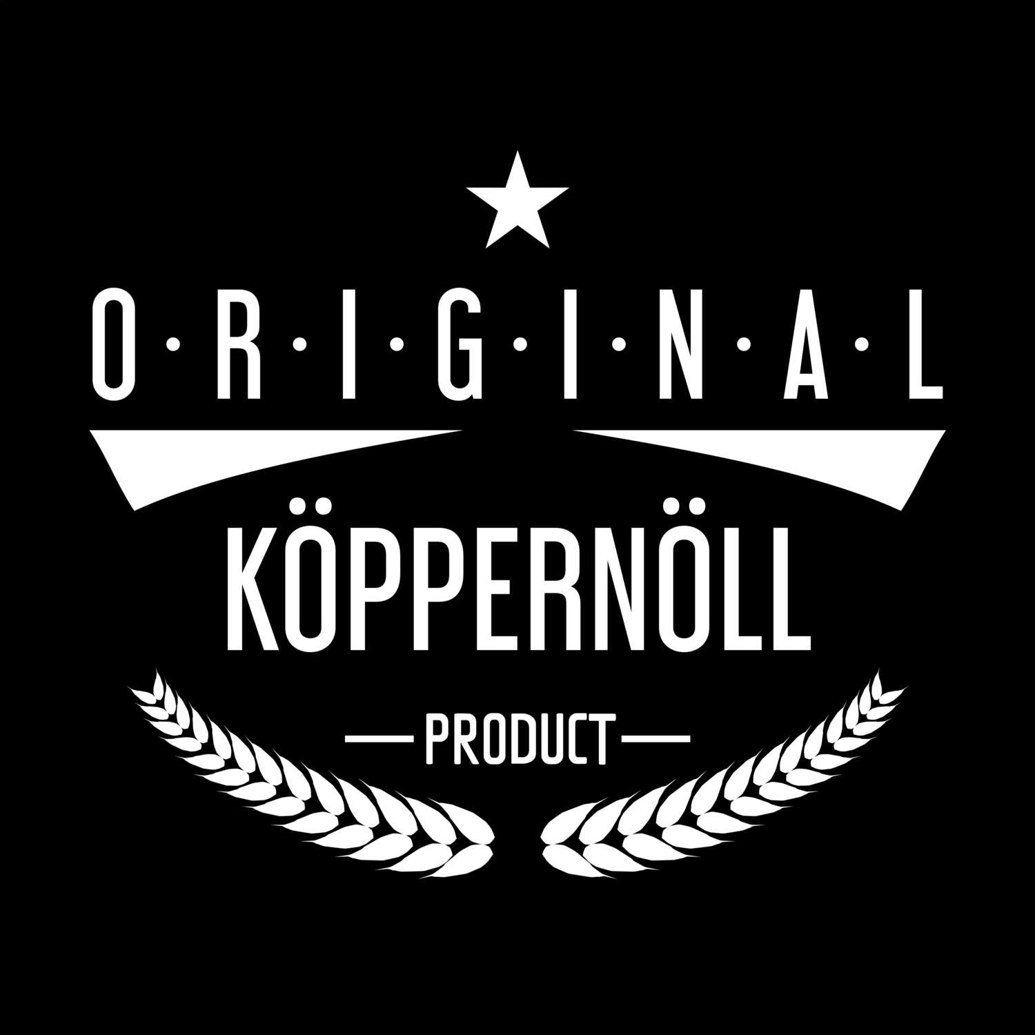 T-Shirt »Original Product« für den Ort »Köppernöll«