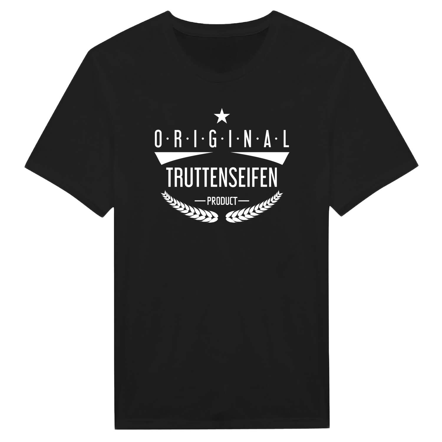 T-Shirt »Original Product« für den Ort »Truttenseifen«
