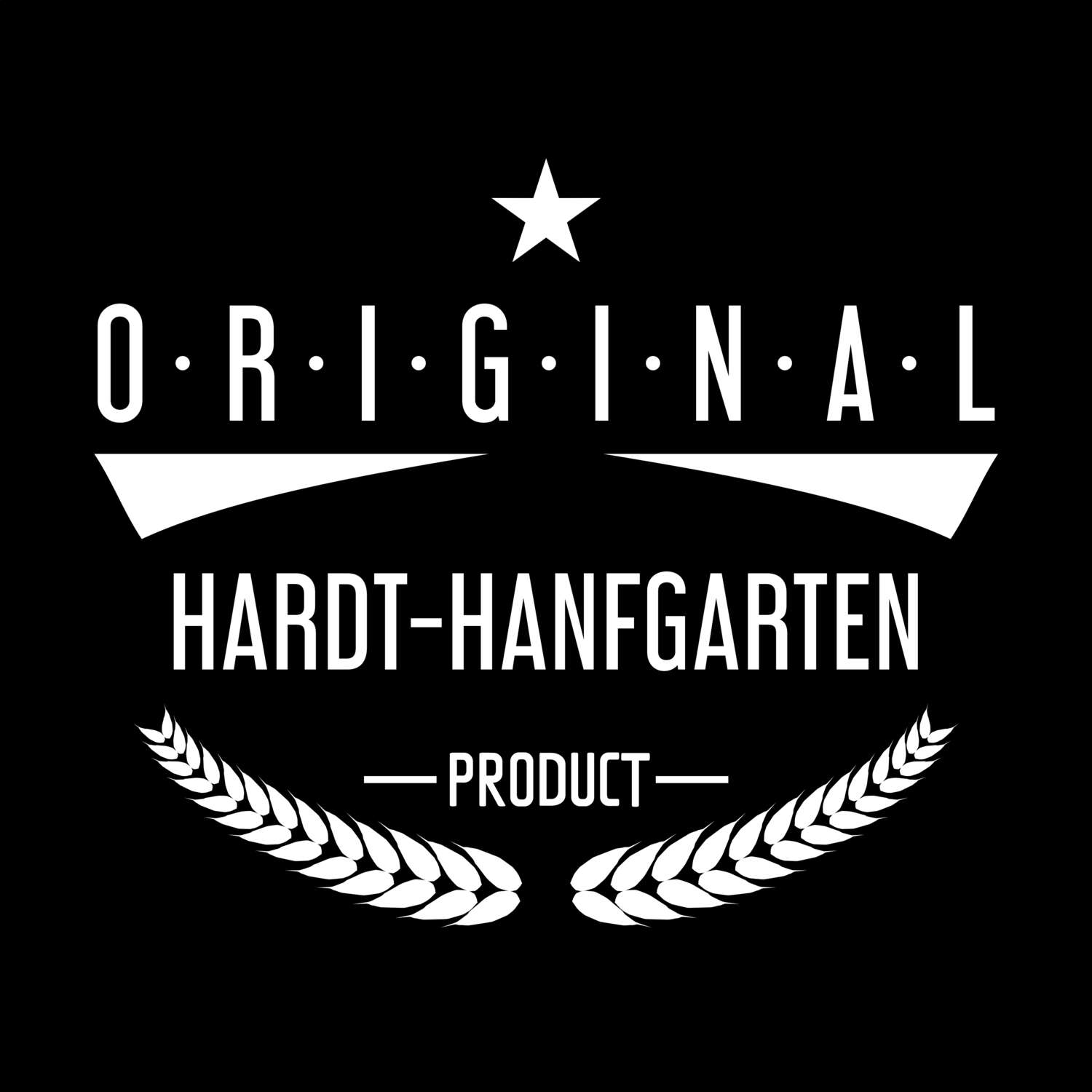 T-Shirt »Original Product« für den Ort »Hardt-Hanfgarten«