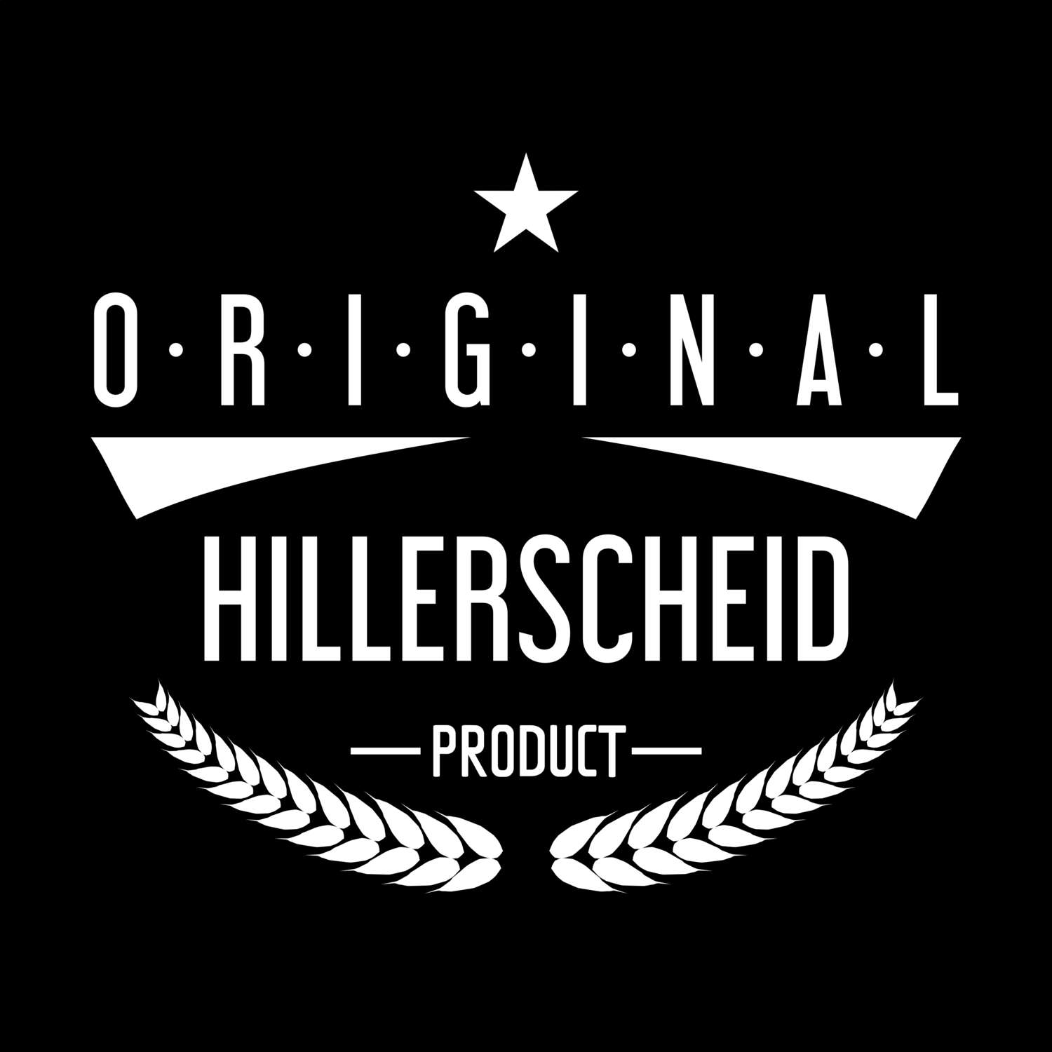 T-Shirt »Original Product« für den Ort »Hillerscheid«