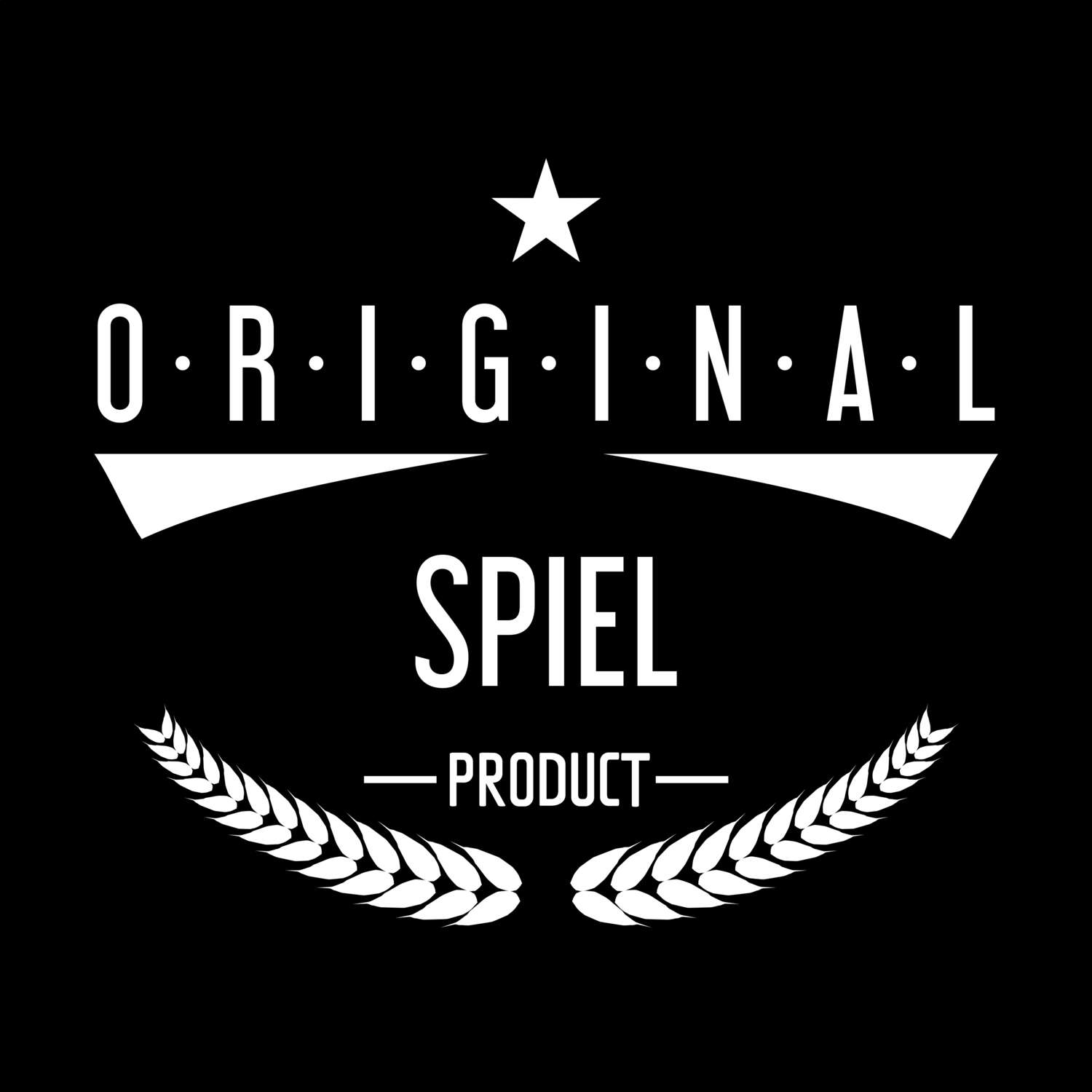 T-Shirt »Original Product« für den Ort »Spiel«