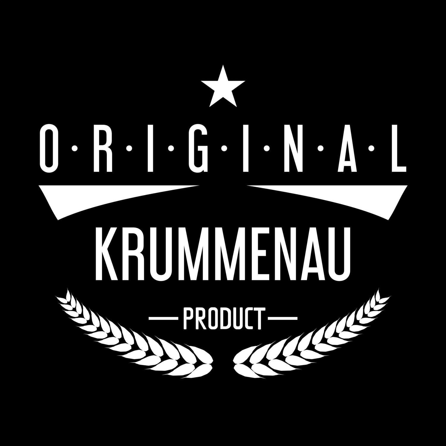 T-Shirt »Original Product« für den Ort »Krummenau«