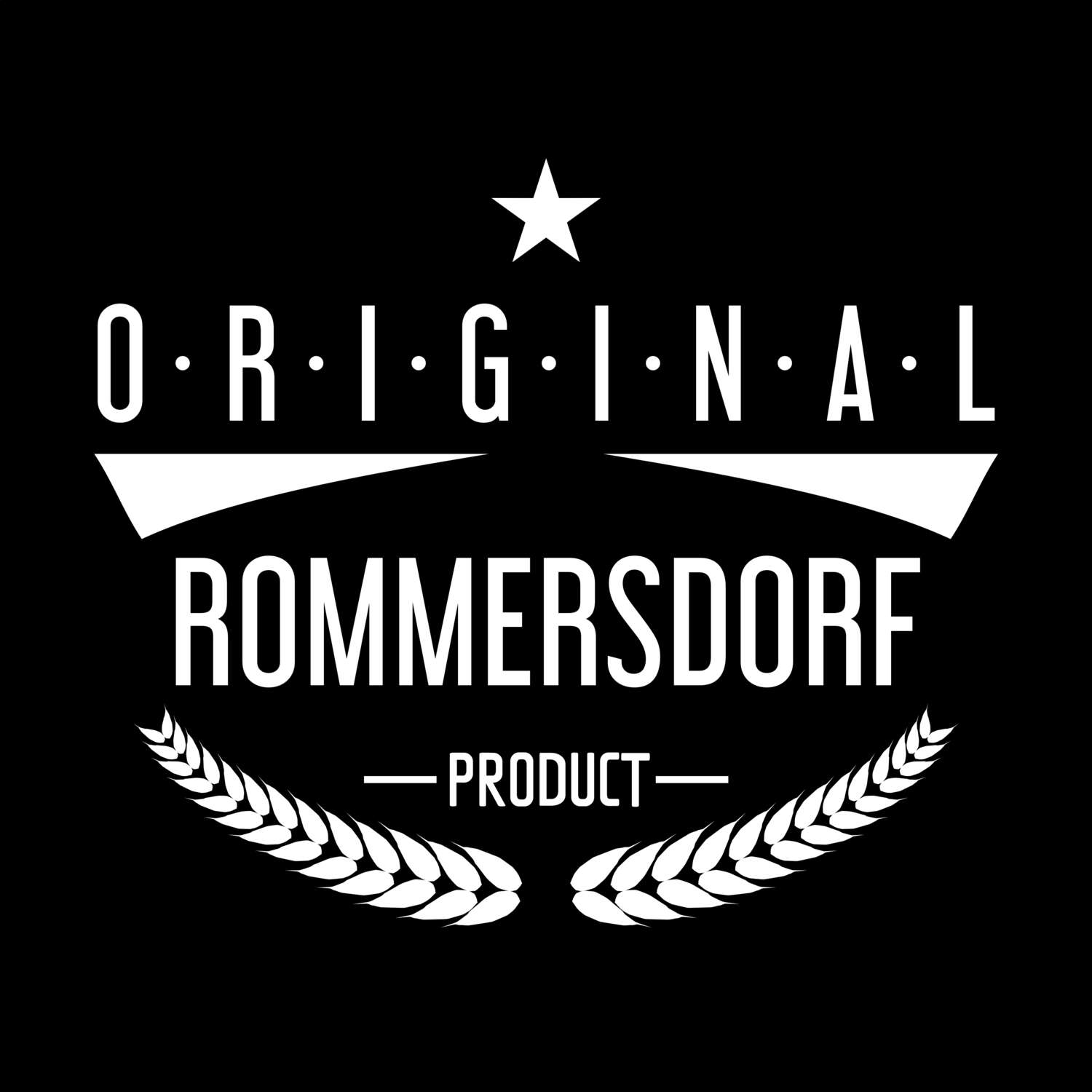 T-Shirt »Original Product« für den Ort »Rommersdorf«