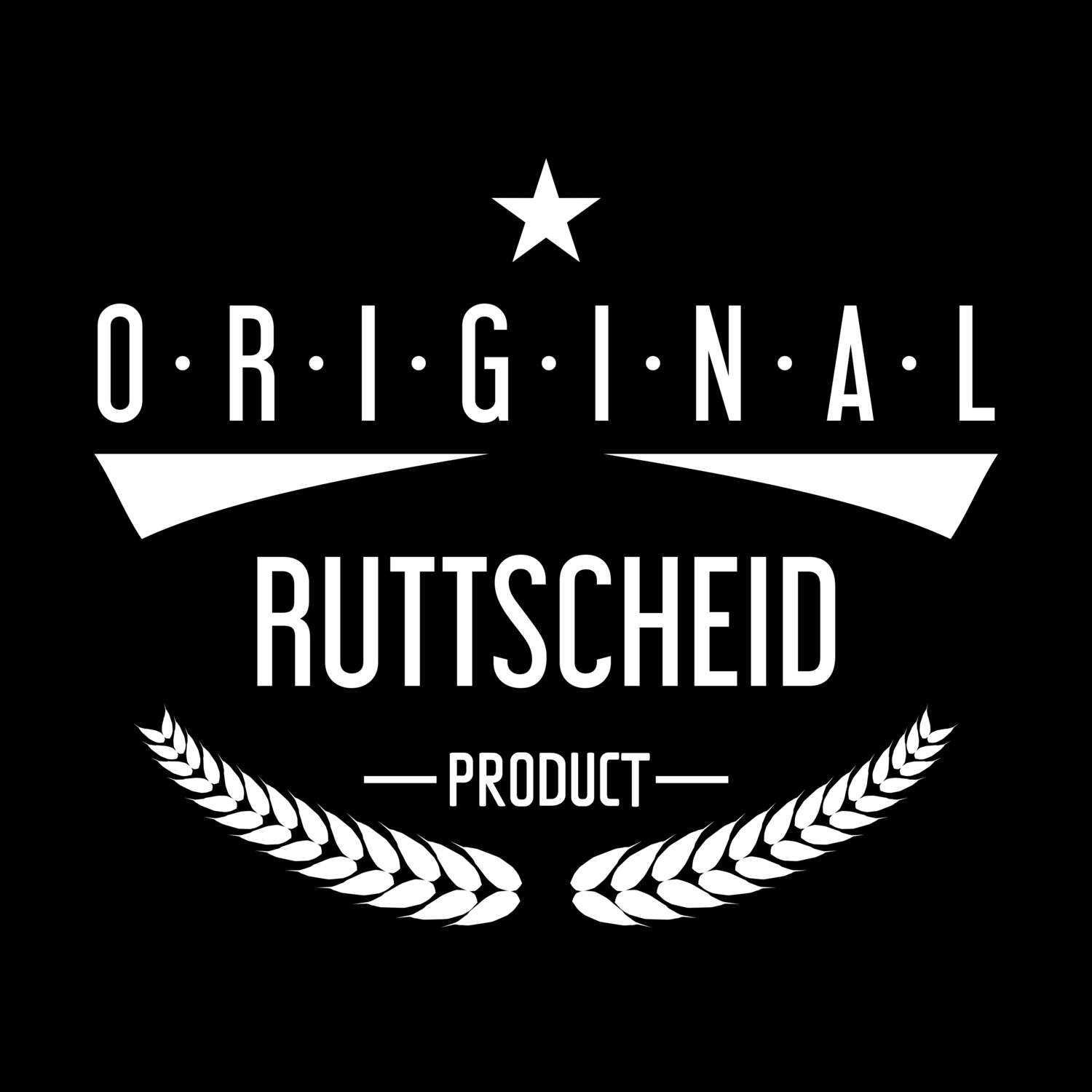 T-Shirt »Original Product« für den Ort »Ruttscheid«