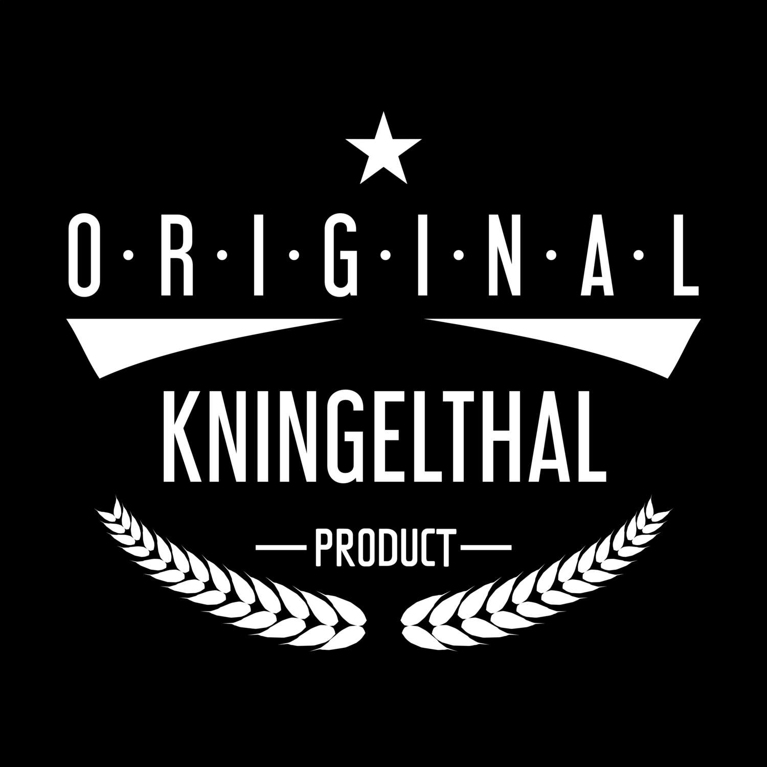 T-Shirt »Original Product« für den Ort »Kningelthal«