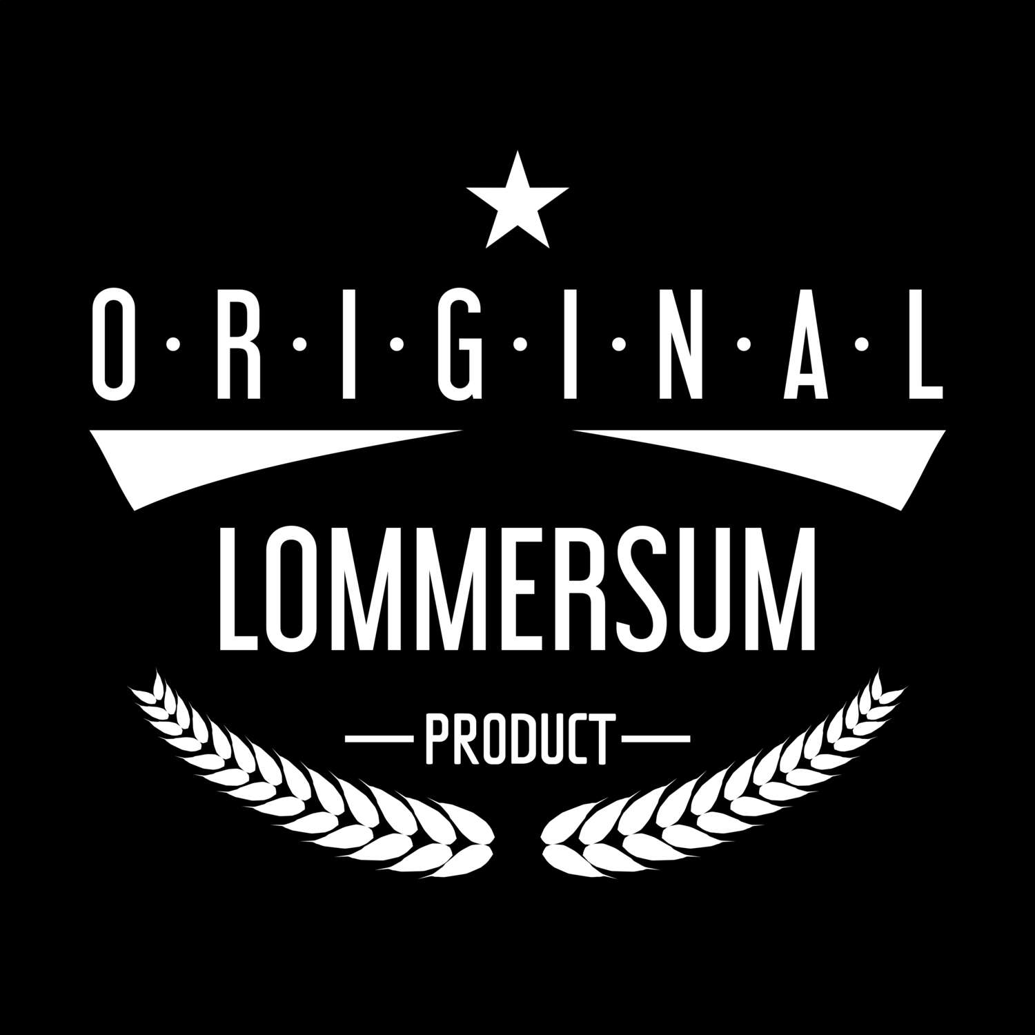 T-Shirt »Original Product« für den Ort »Lommersum«