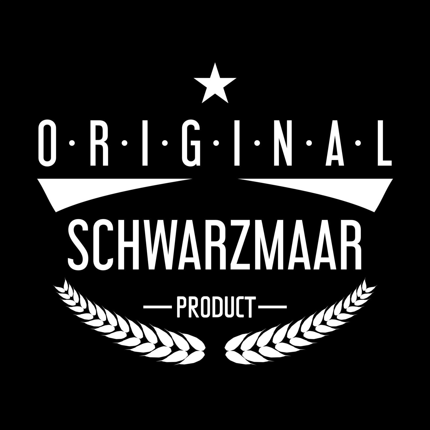 T-Shirt »Original Product« für den Ort »Schwarzmaar«