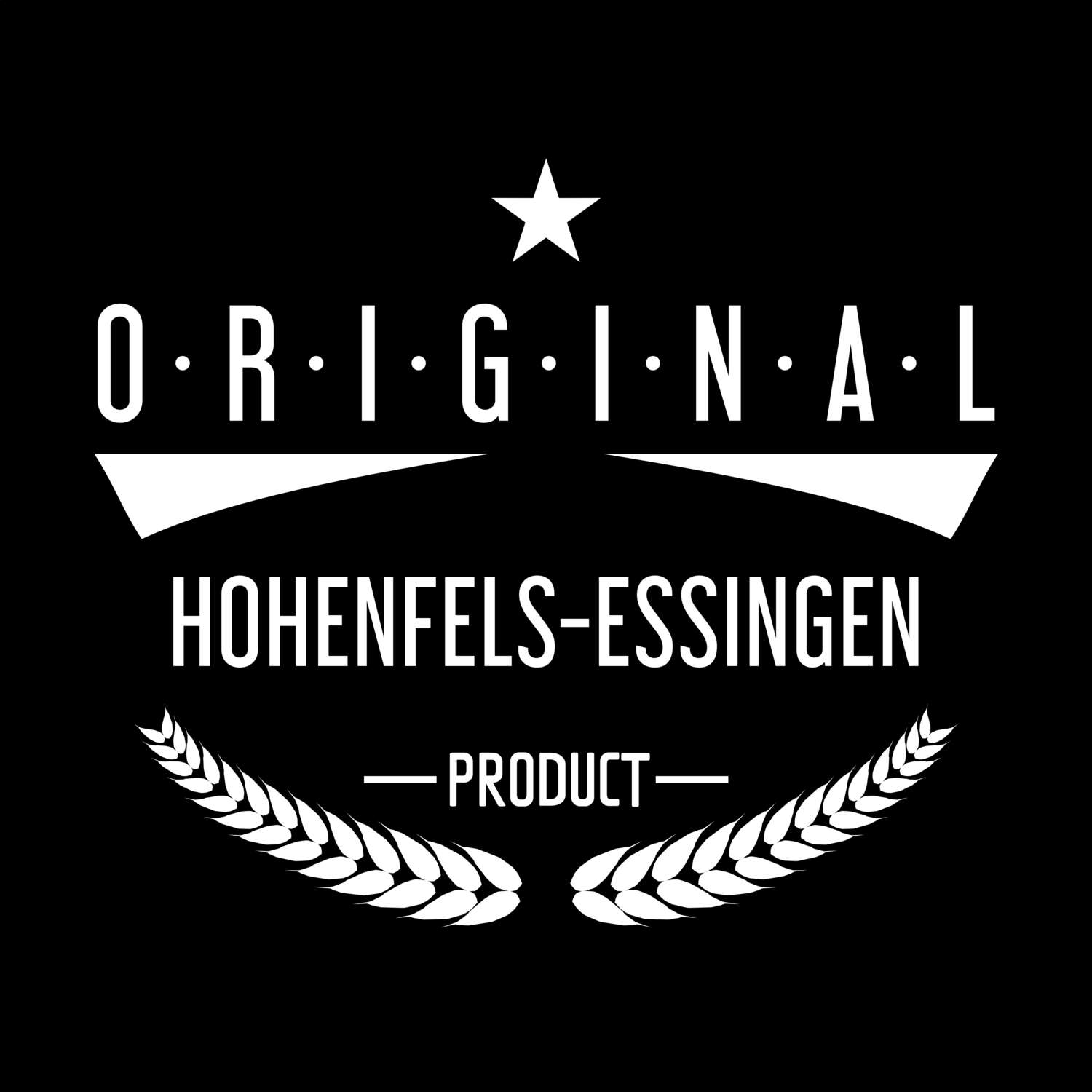 T-Shirt »Original Product« für den Ort »Hohenfels-Essingen«