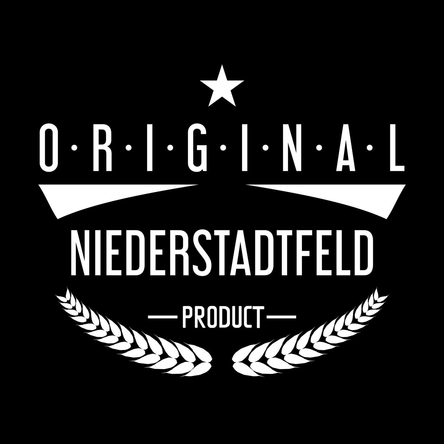 T-Shirt »Original Product« für den Ort »Niederstadtfeld«