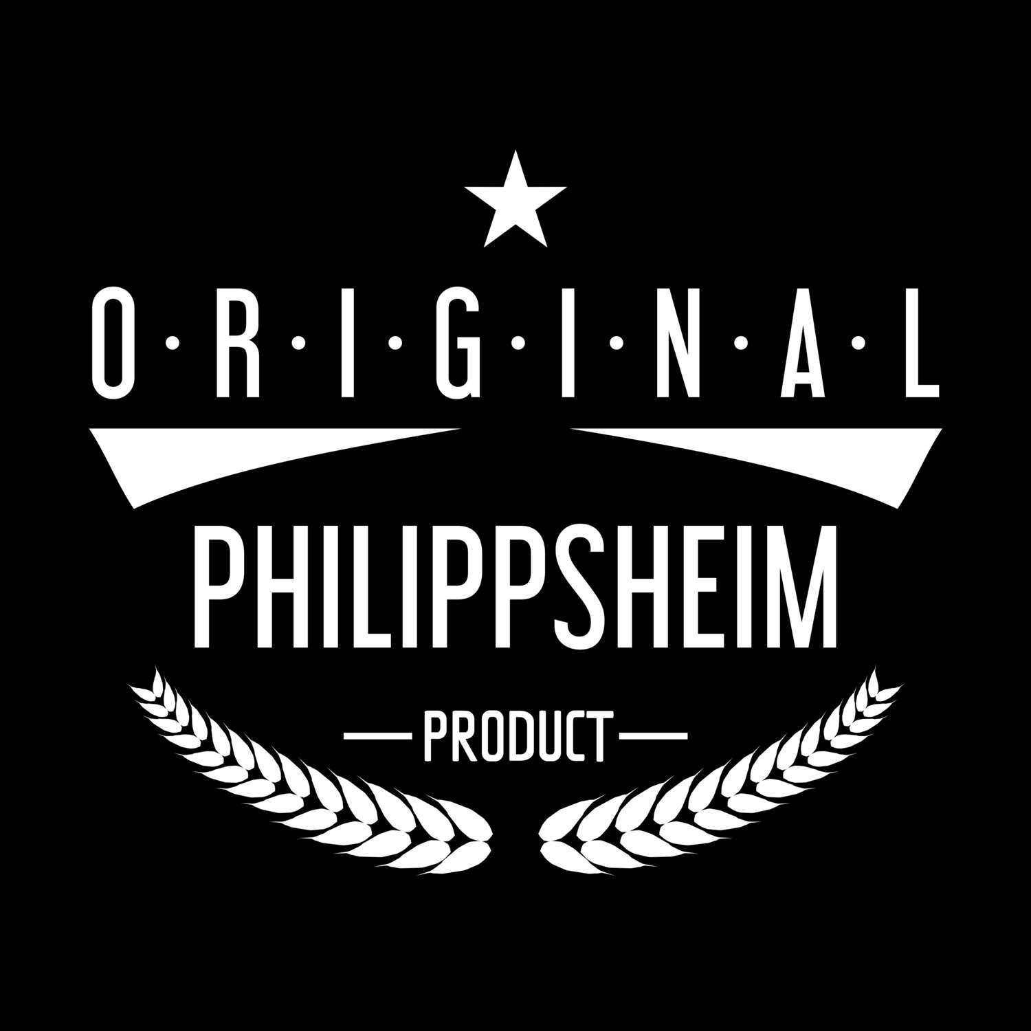 T-Shirt »Original Product« für den Ort »Philippsheim«