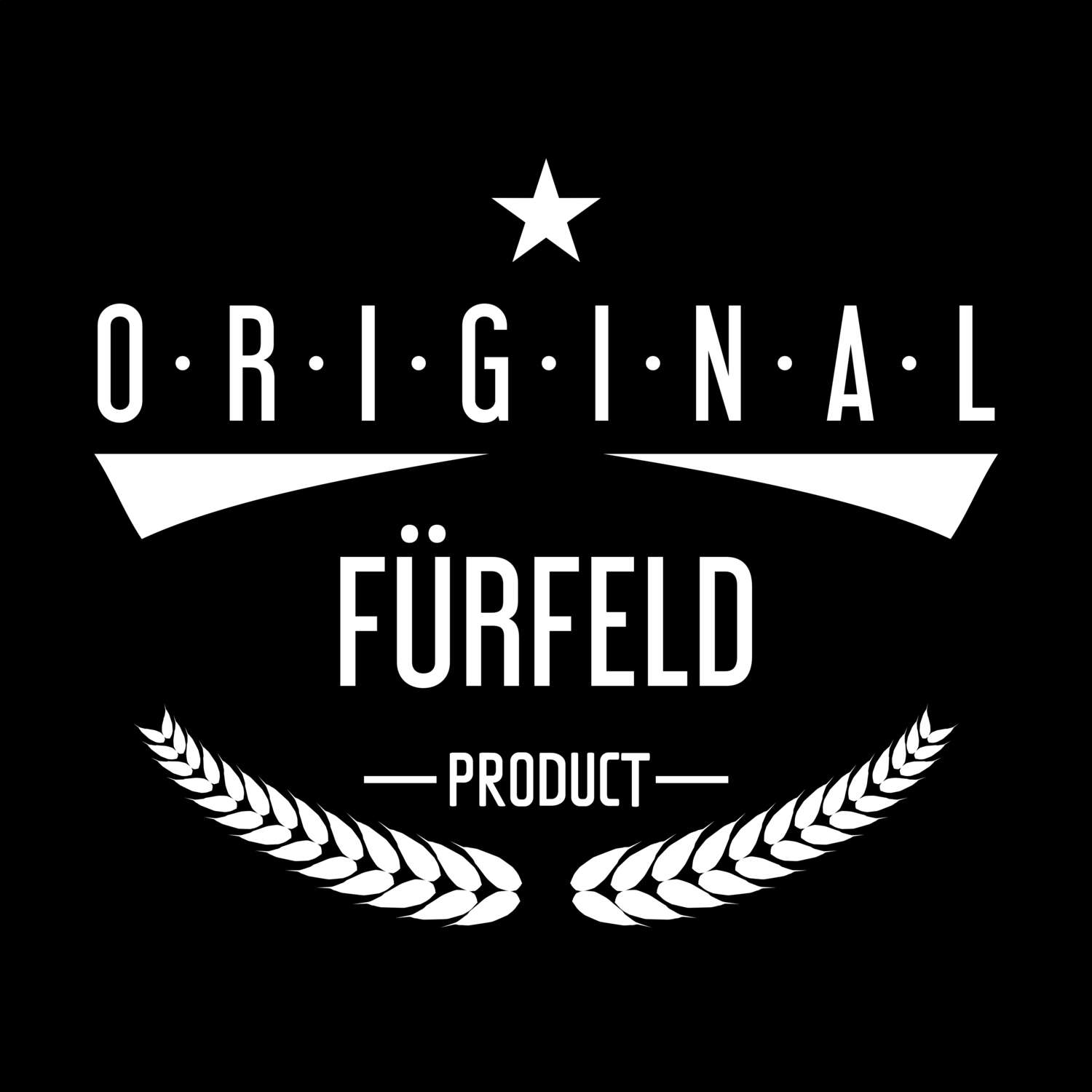 T-Shirt »Original Product« für den Ort »Fürfeld«