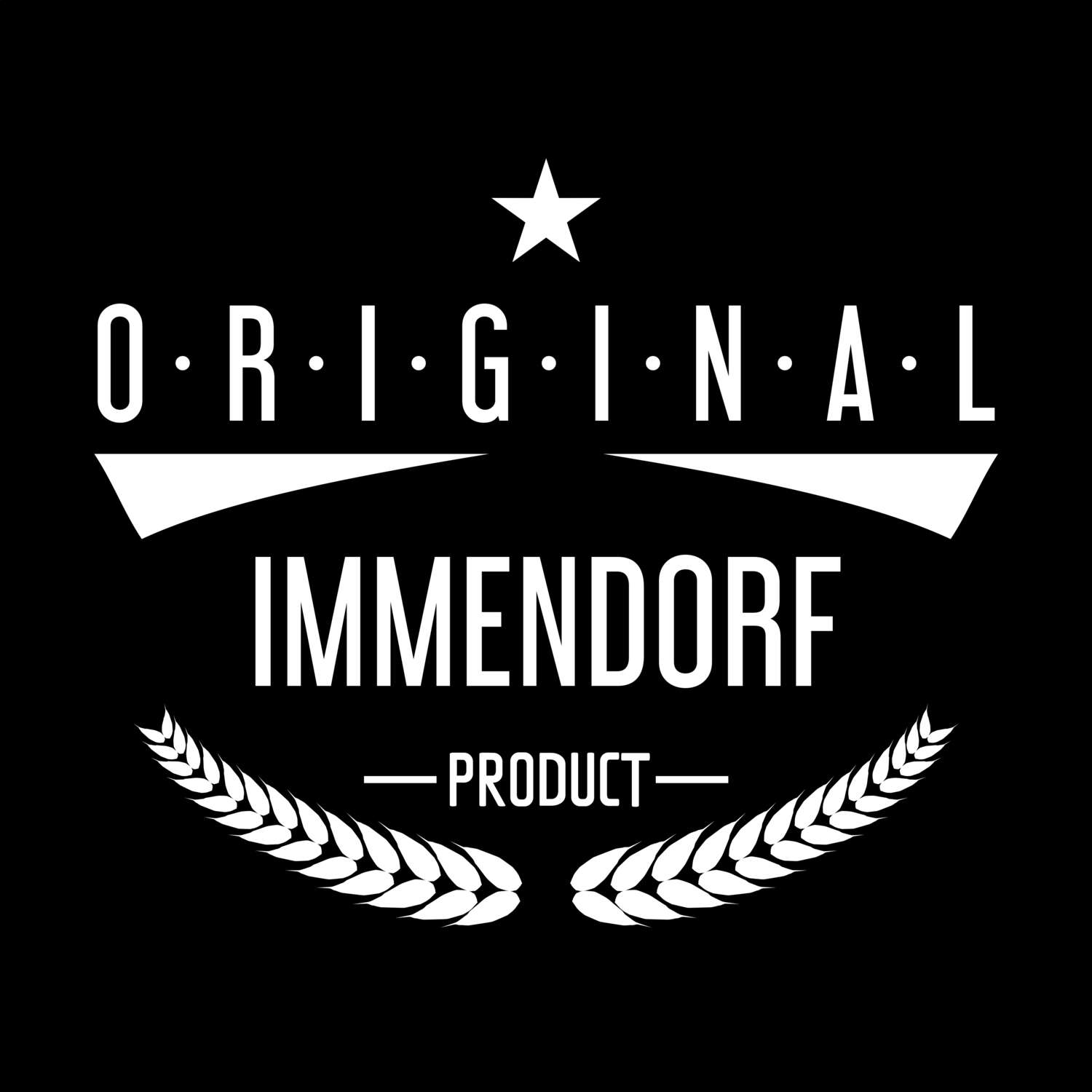 T-Shirt »Original Product« für den Ort »Immendorf«