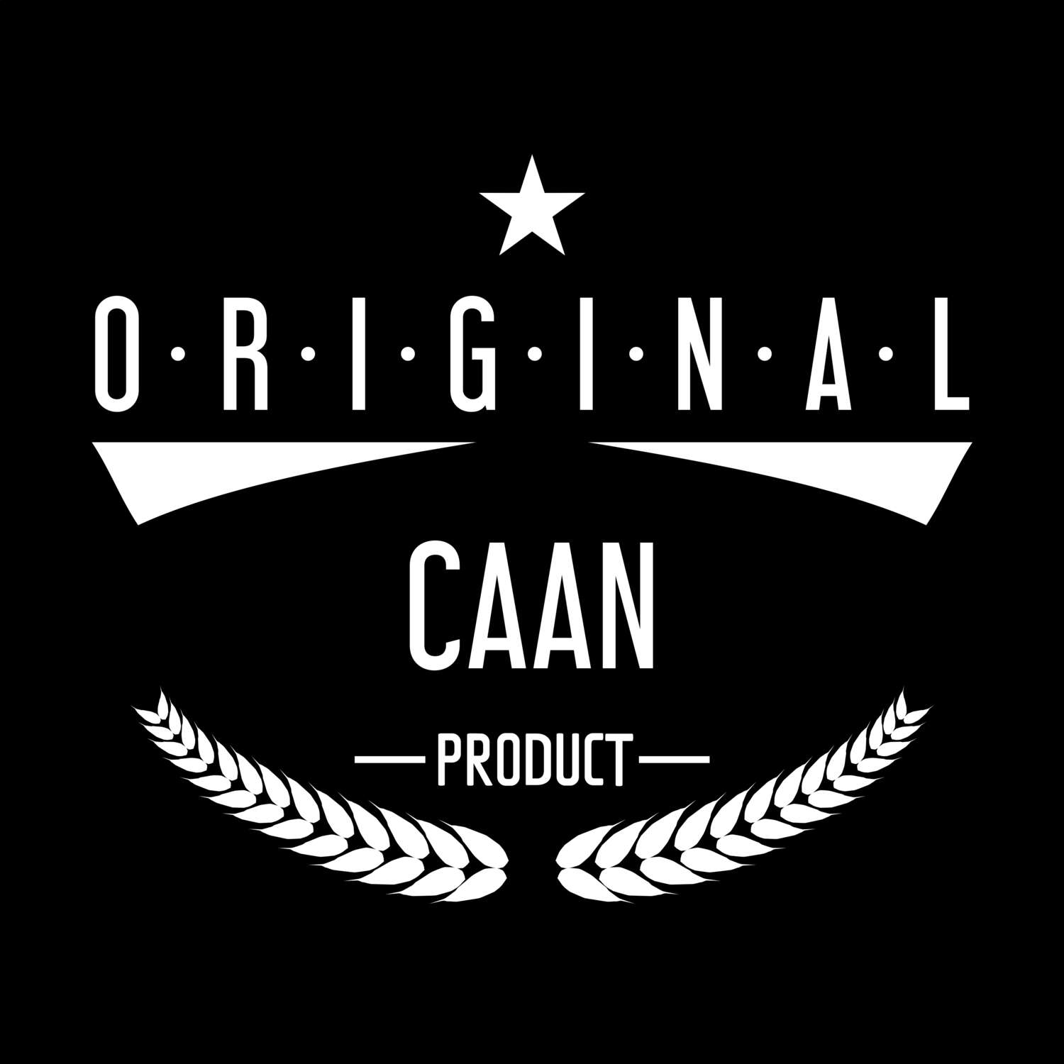 T-Shirt »Original Product« für den Ort »Caan«