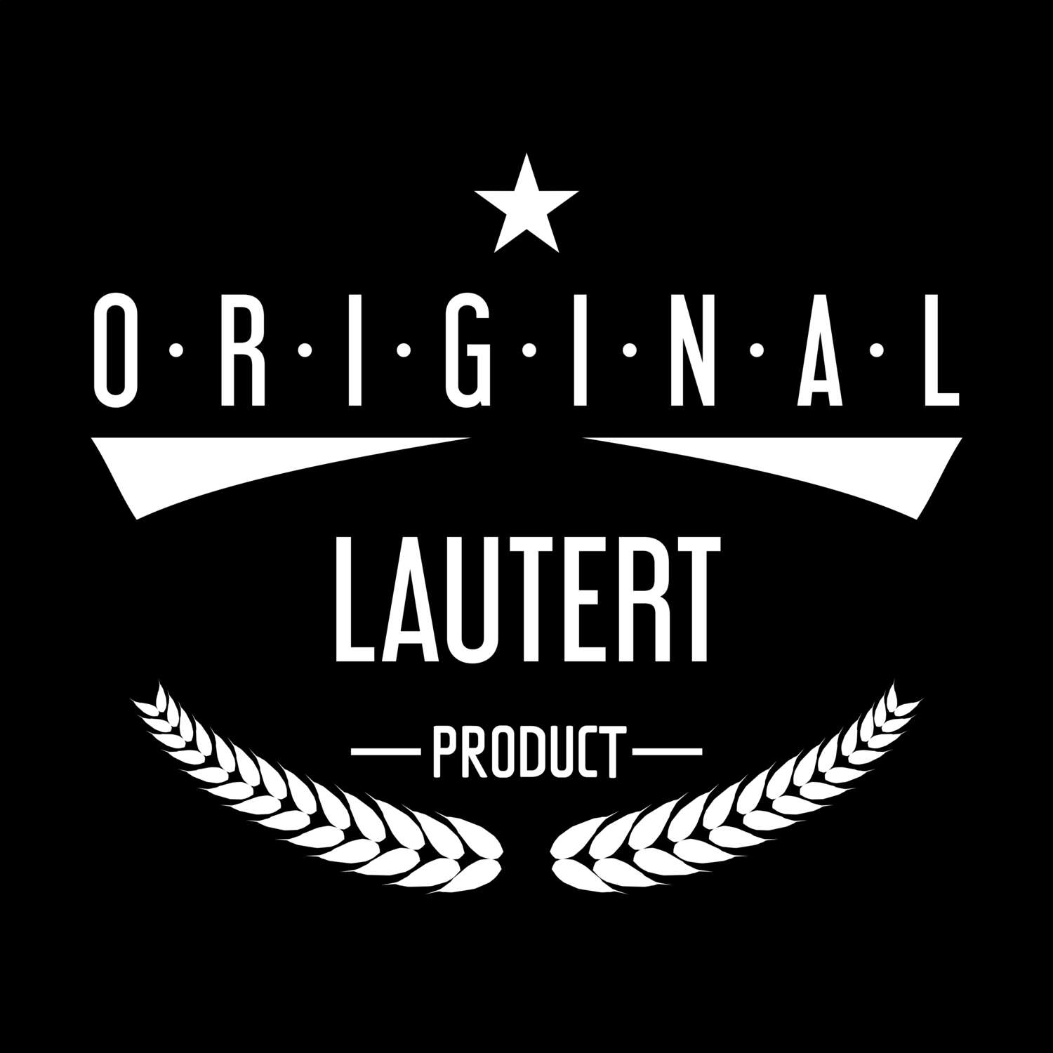 T-Shirt »Original Product« für den Ort »Lautert«