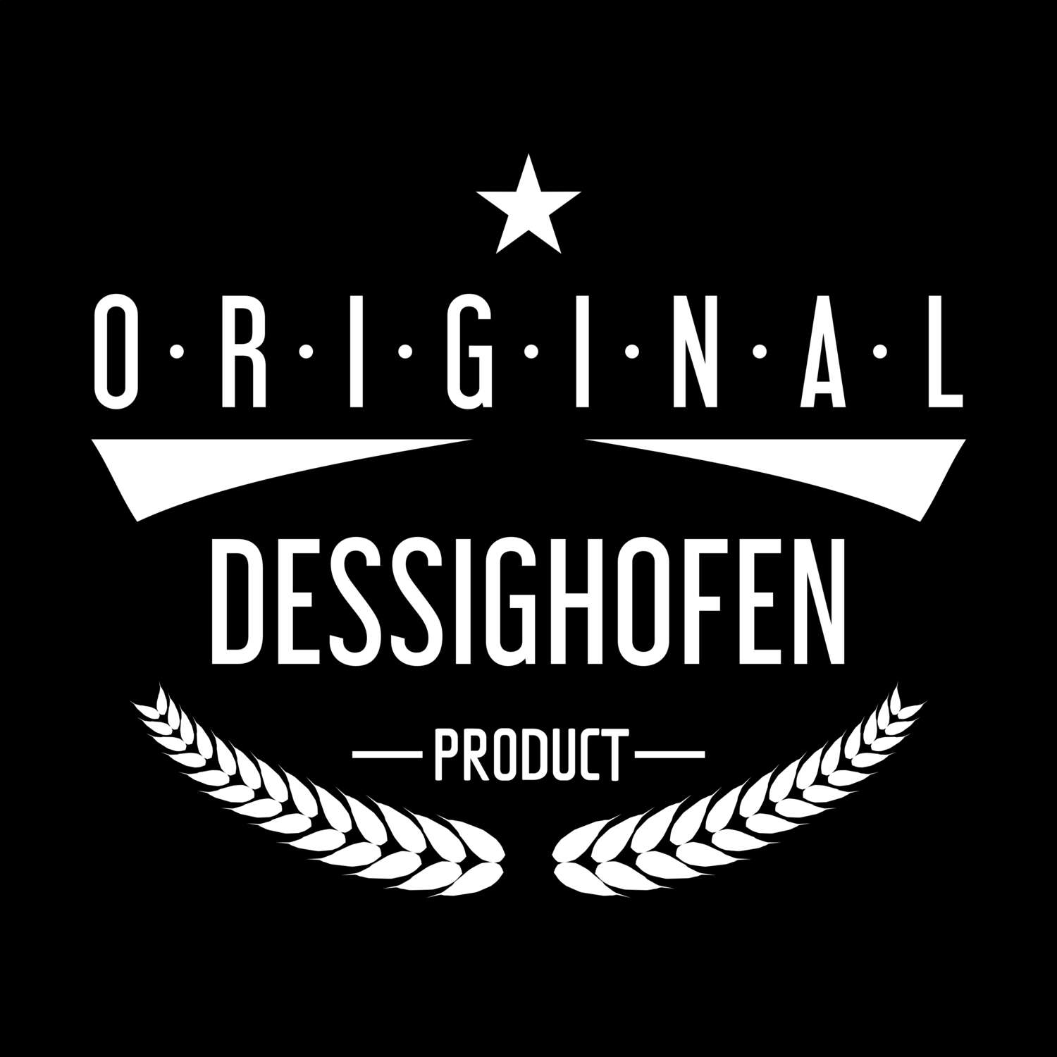 T-Shirt »Original Product« für den Ort »Dessighofen«