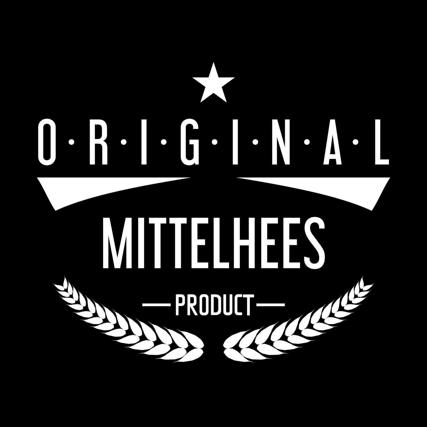 T-Shirt »Original Product« für den Ort »Mittelhees«