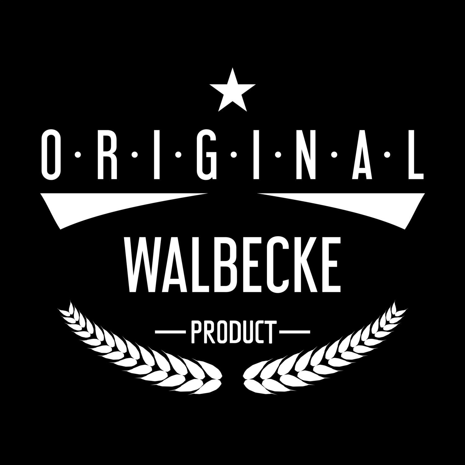 T-Shirt »Original Product« für den Ort »Walbecke«