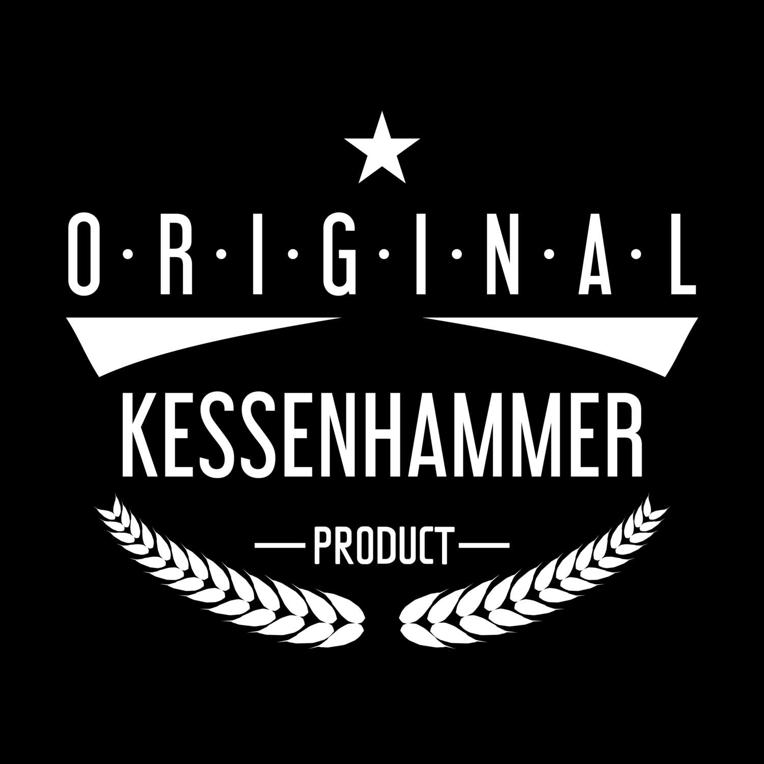 T-Shirt »Original Product« für den Ort »Kessenhammer«