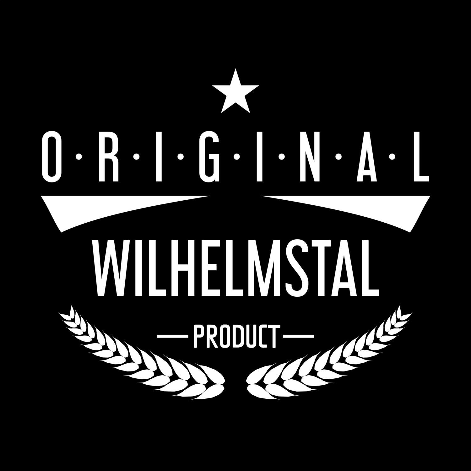 T-Shirt »Original Product« für den Ort »Wilhelmstal«