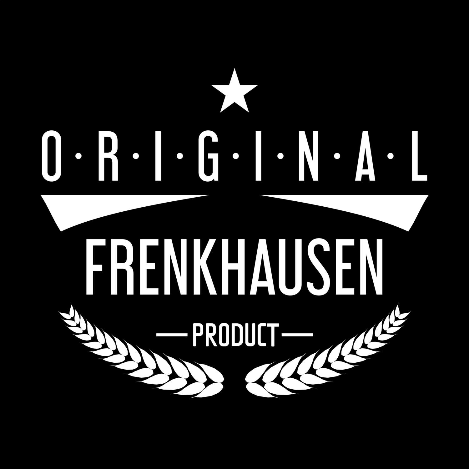 T-Shirt »Original Product« für den Ort »Frenkhausen«