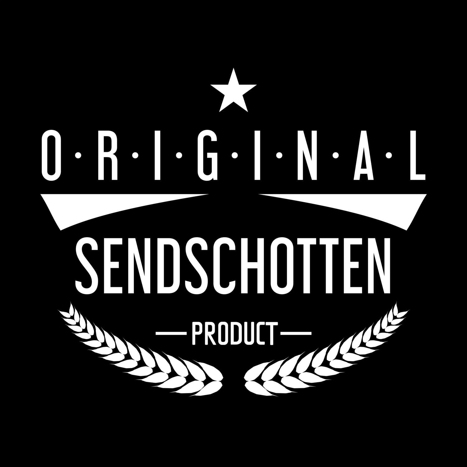 T-Shirt »Original Product« für den Ort »Sendschotten«