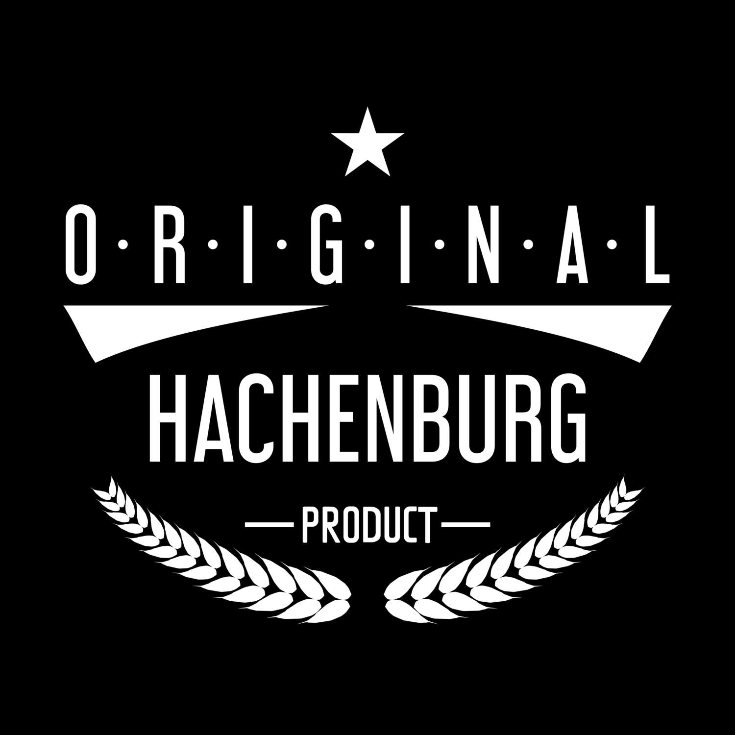 T-Shirt »Original Product« für den Ort »Hachenburg«