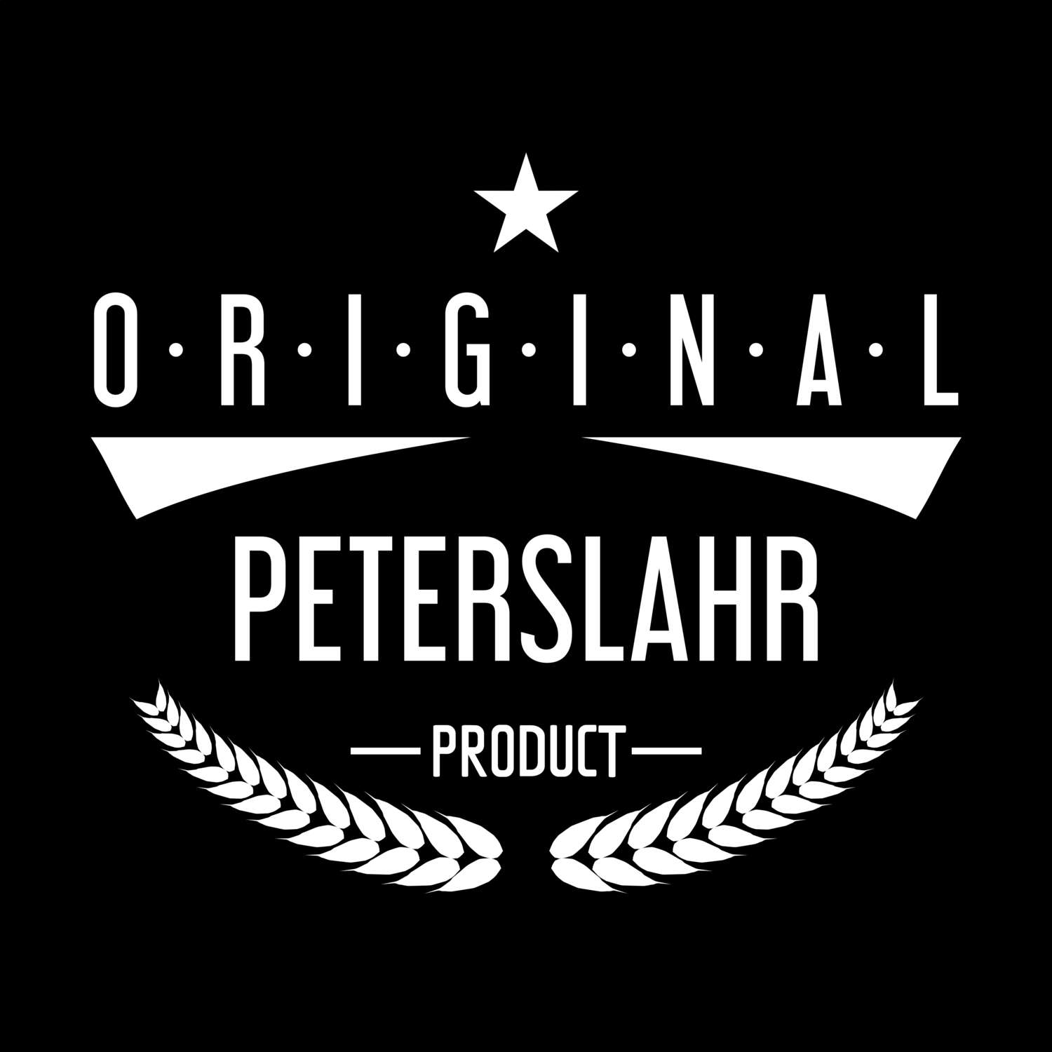 T-Shirt »Original Product« für den Ort »Peterslahr«