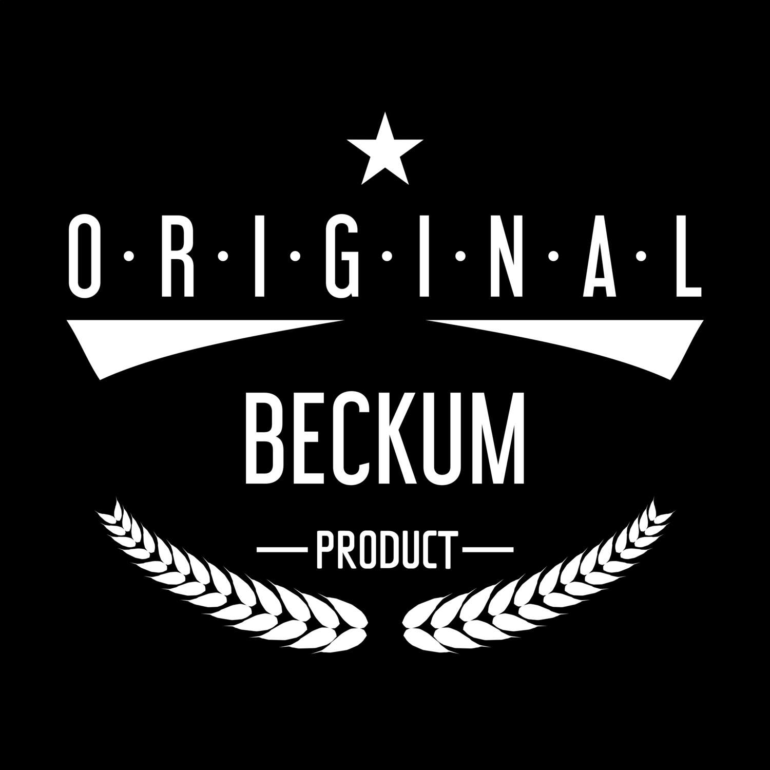 T-Shirt »Original Product« für den Ort »Beckum«