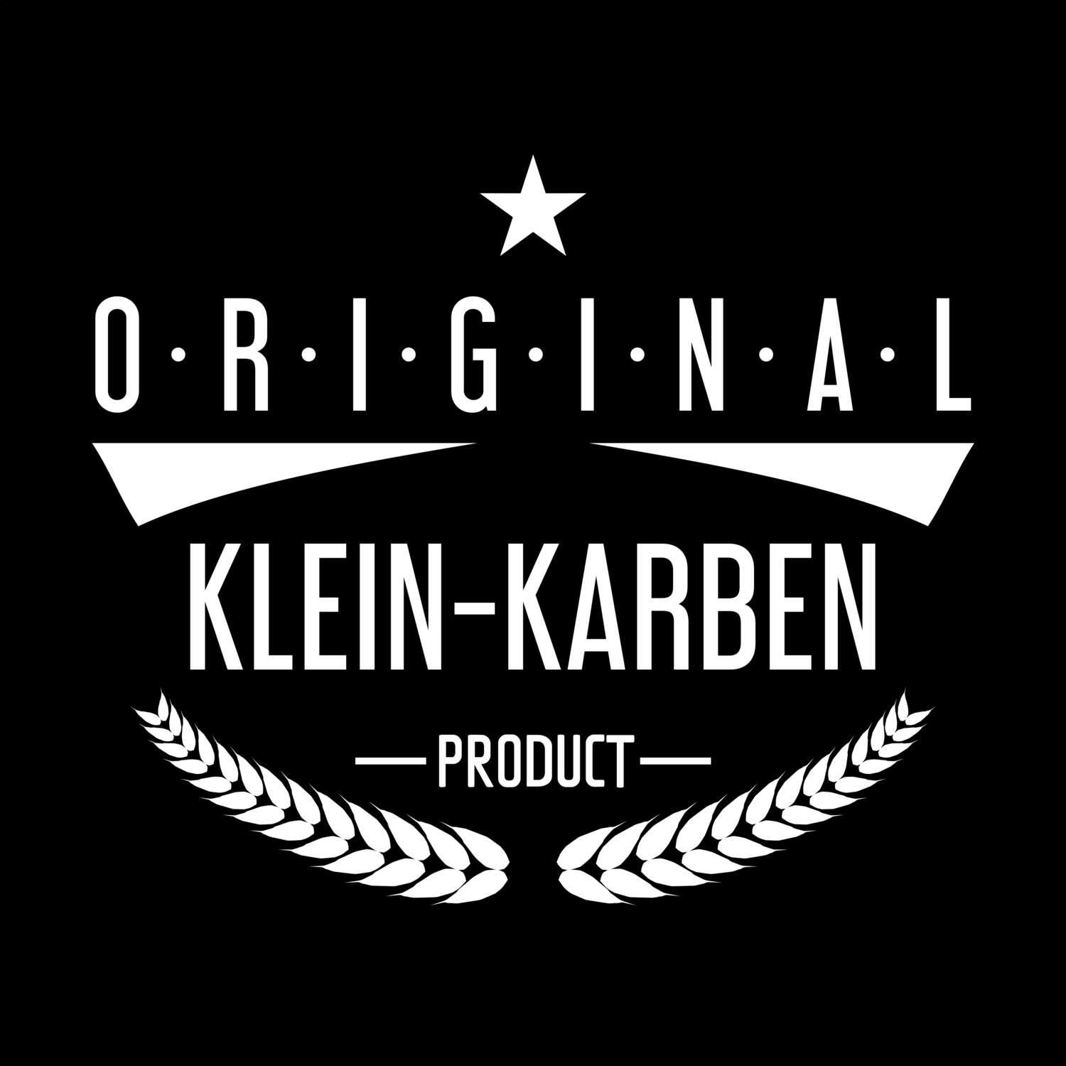 T-Shirt »Original Product« für den Ort »Klein-Karben«