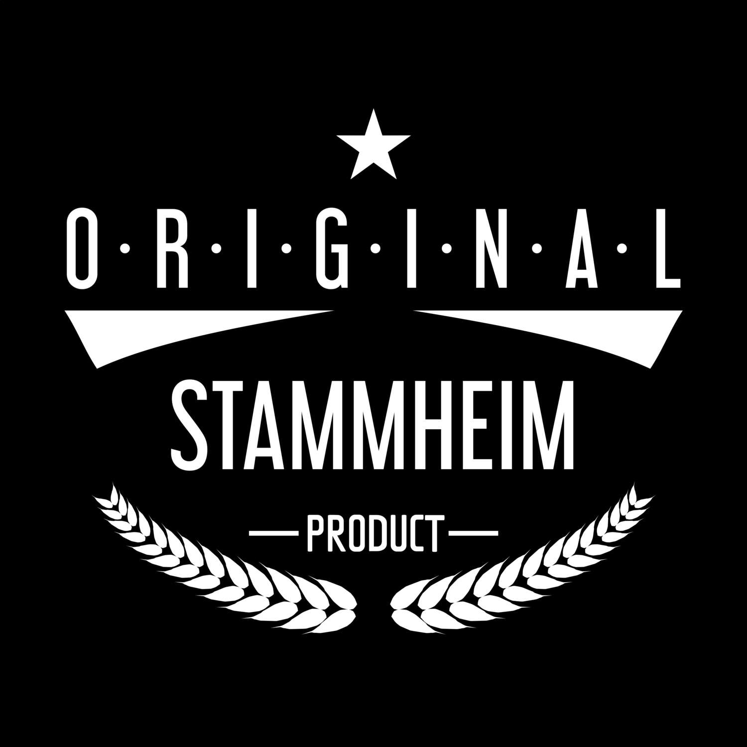 T-Shirt »Original Product« für den Ort »Stammheim«