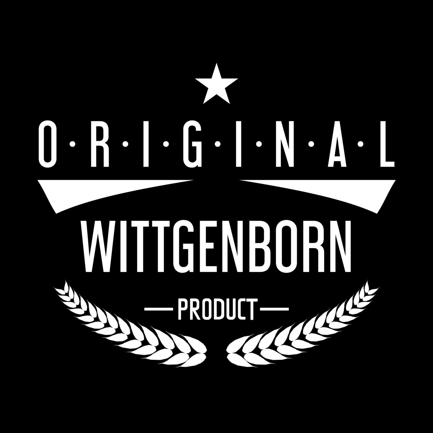 T-Shirt »Original Product« für den Ort »Wittgenborn«