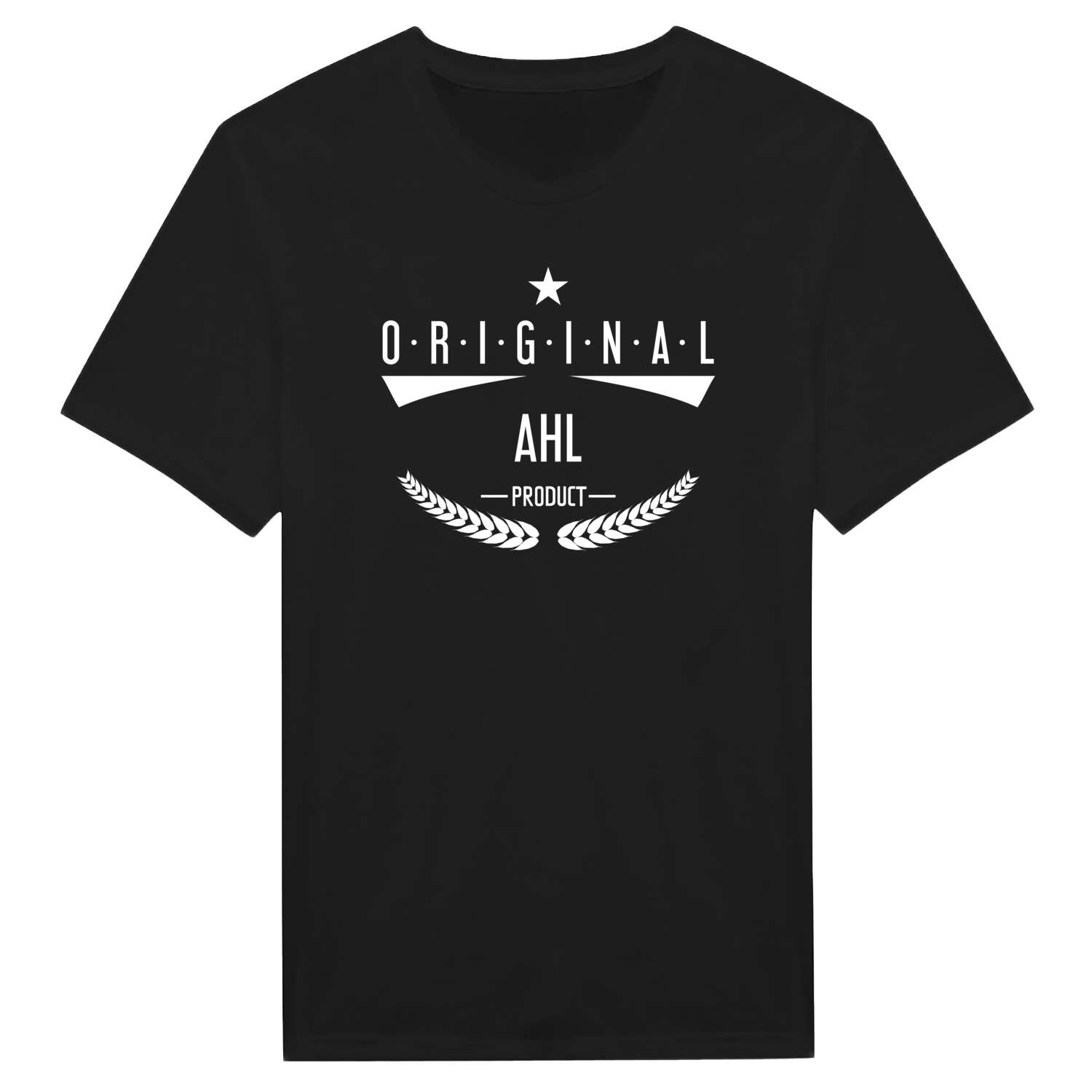 T-Shirt »Original Product« für den Ort »Ahl«