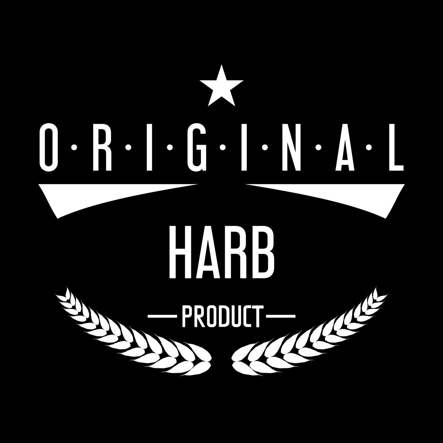 T-Shirt »Original Product« für den Ort »Harb«