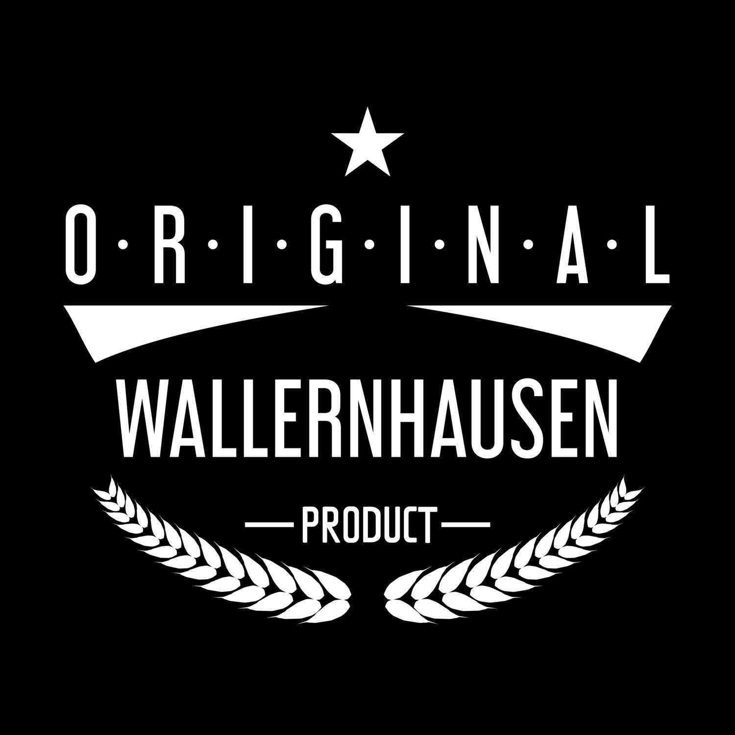 T-Shirt »Original Product« für den Ort »Wallernhausen«