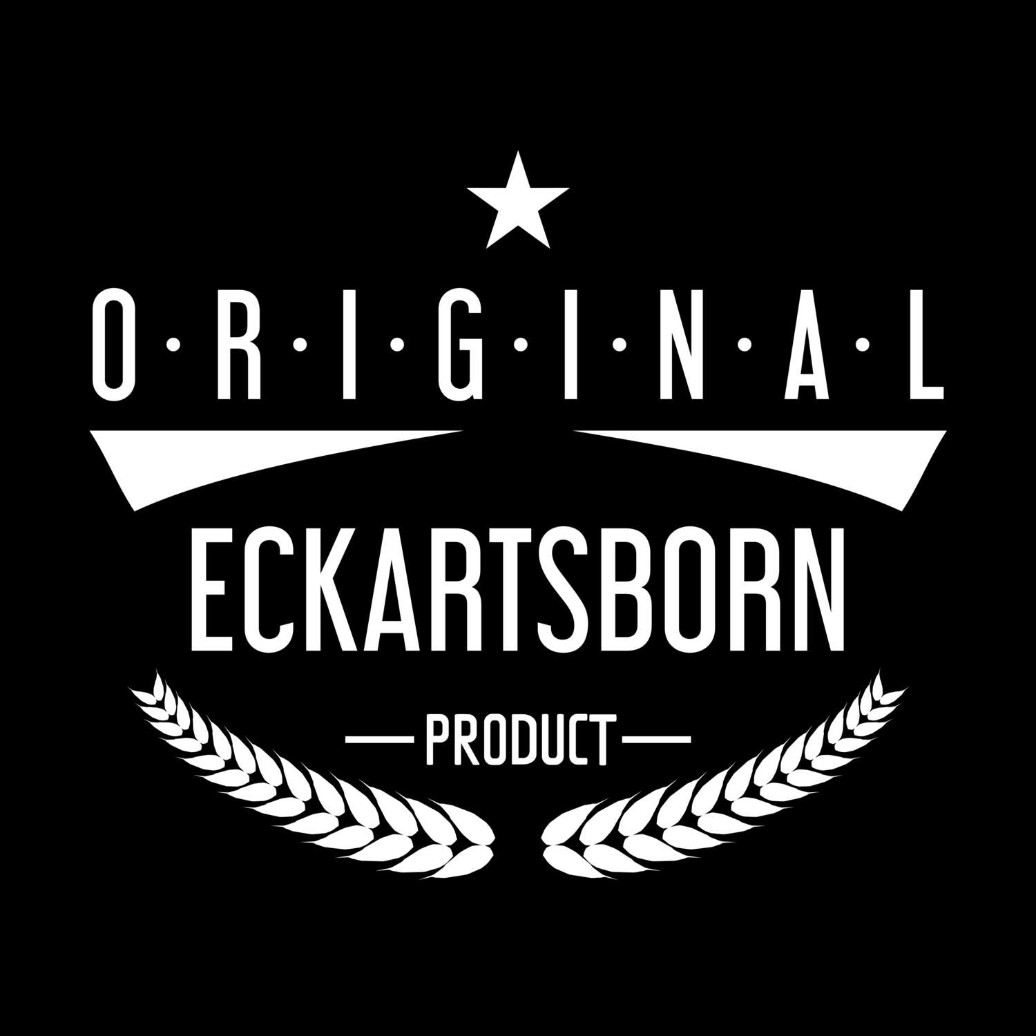 T-Shirt »Original Product« für den Ort »Eckartsborn«