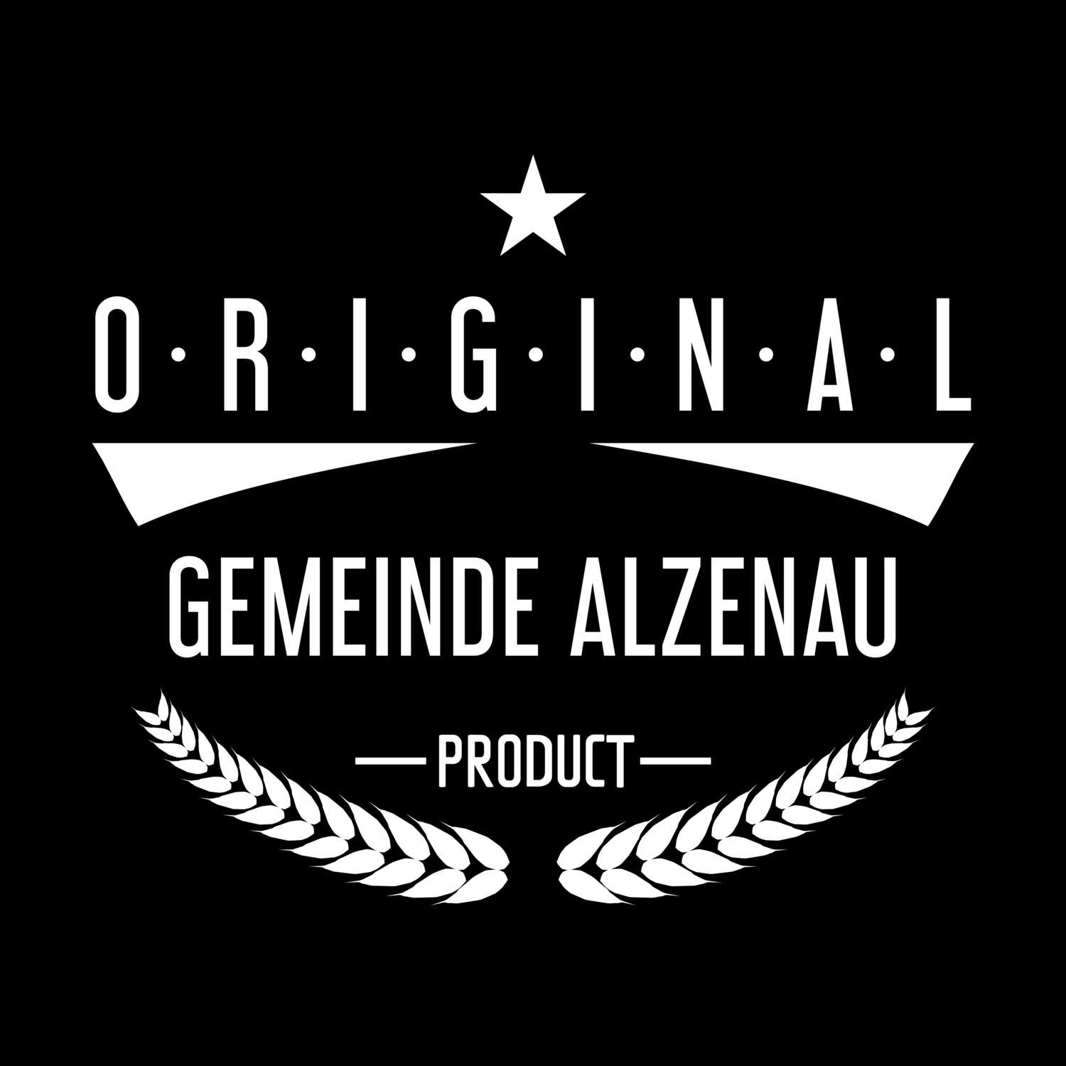 T-Shirt »Original Product« für den Ort »Gemeinde Alzenau«