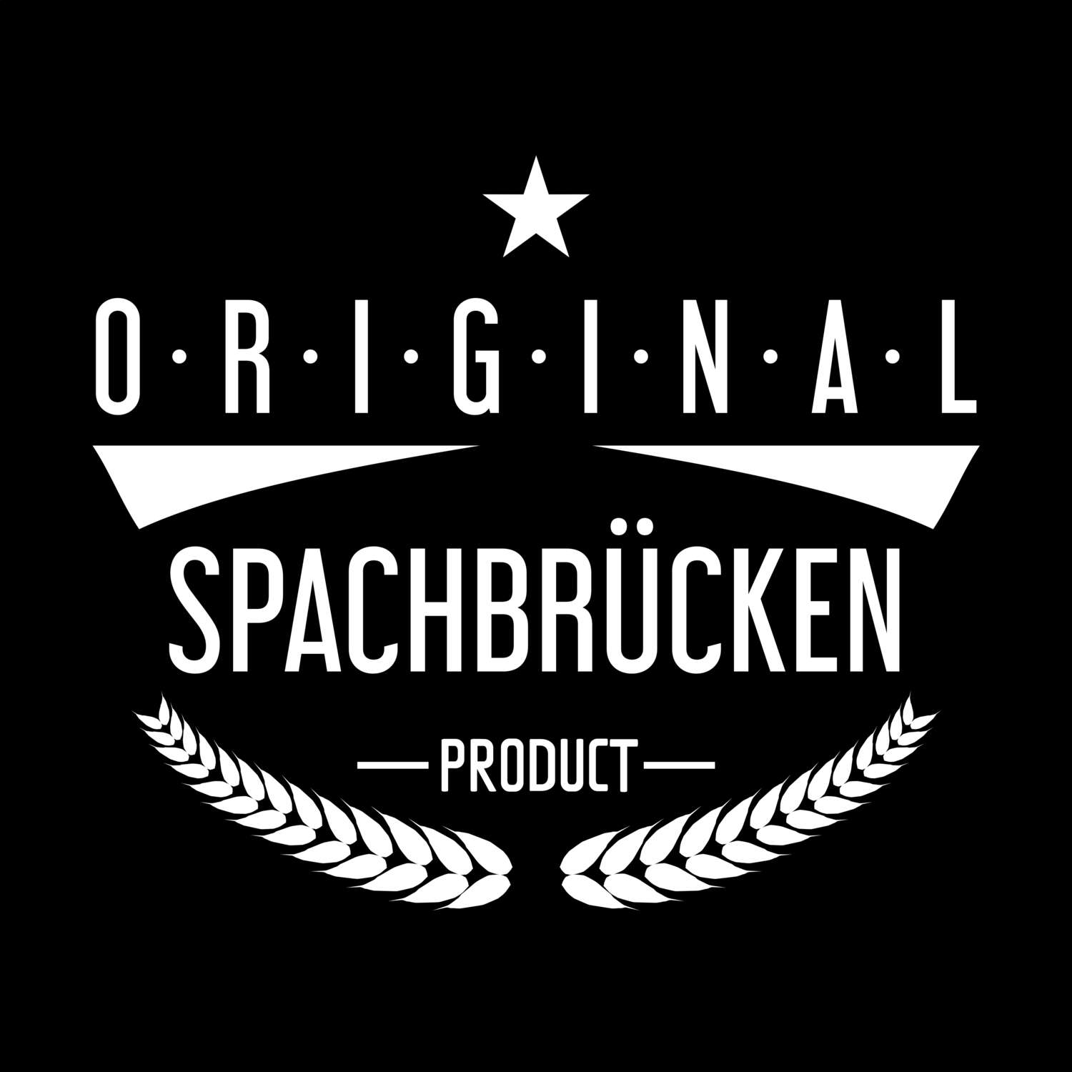 T-Shirt »Original Product« für den Ort »Spachbrücken«