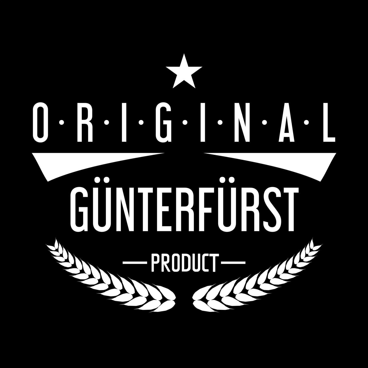 T-Shirt »Original Product« für den Ort »Günterfürst«