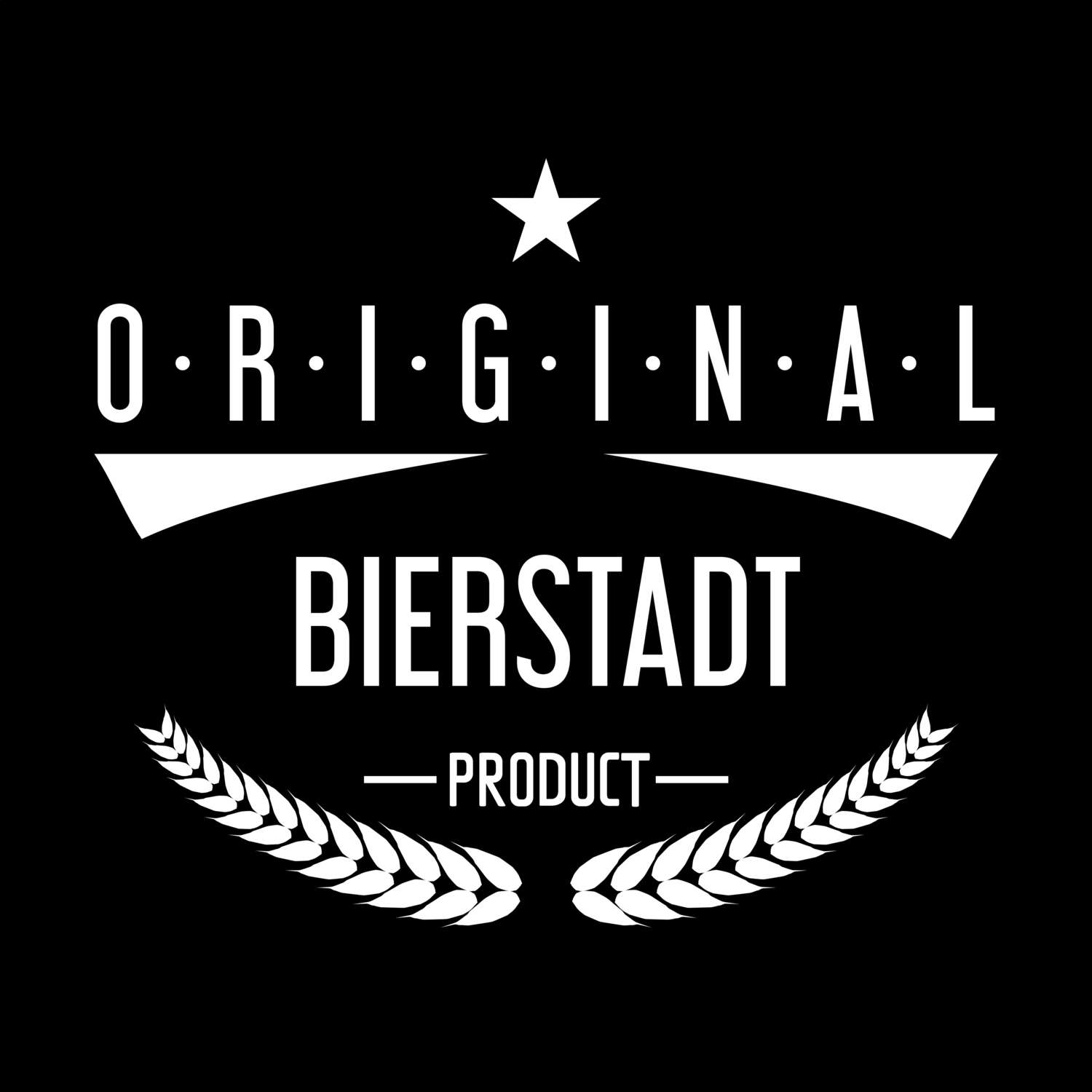 T-Shirt »Original Product« für den Ort »Bierstadt«