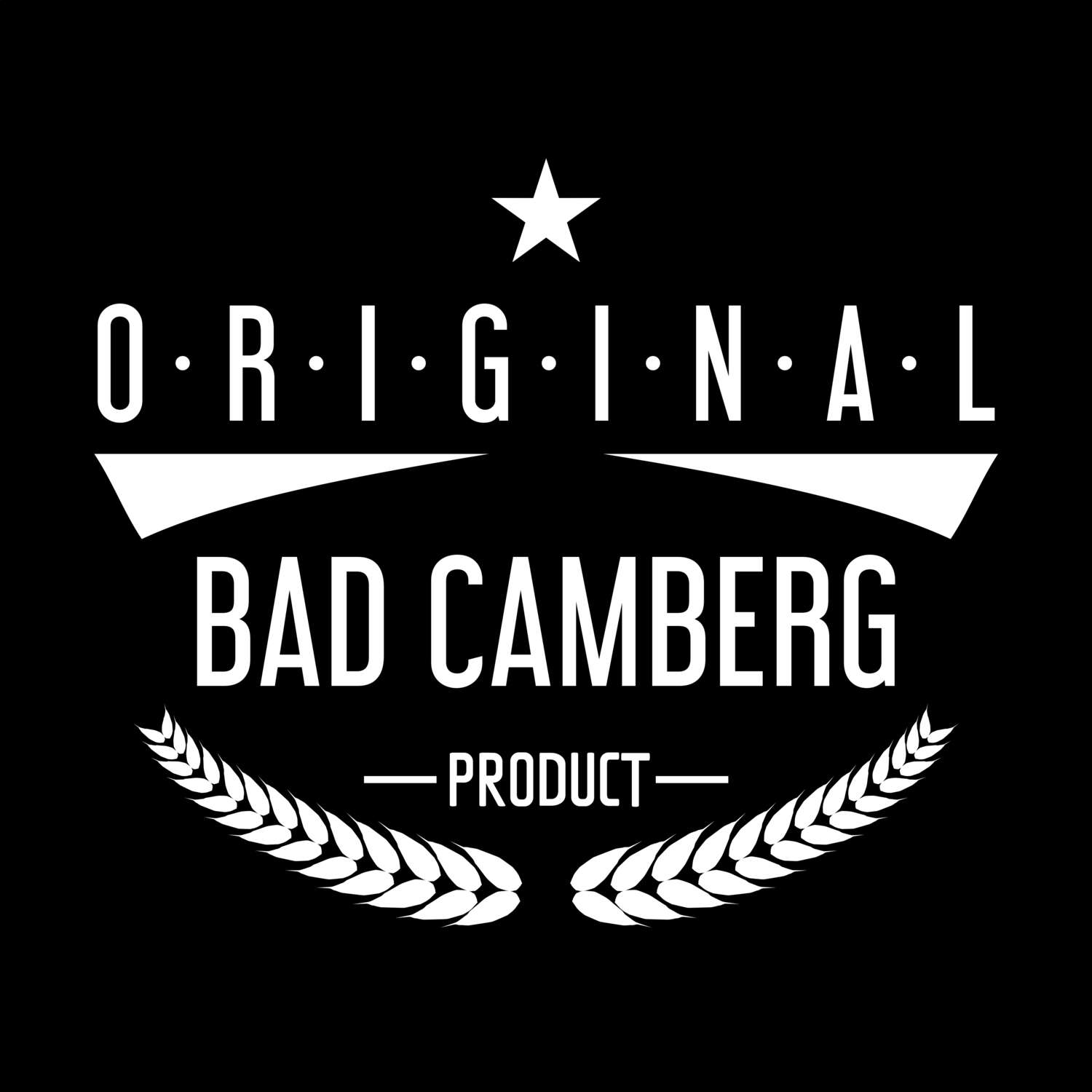 T-Shirt »Original Product« für den Ort »Bad Camberg«