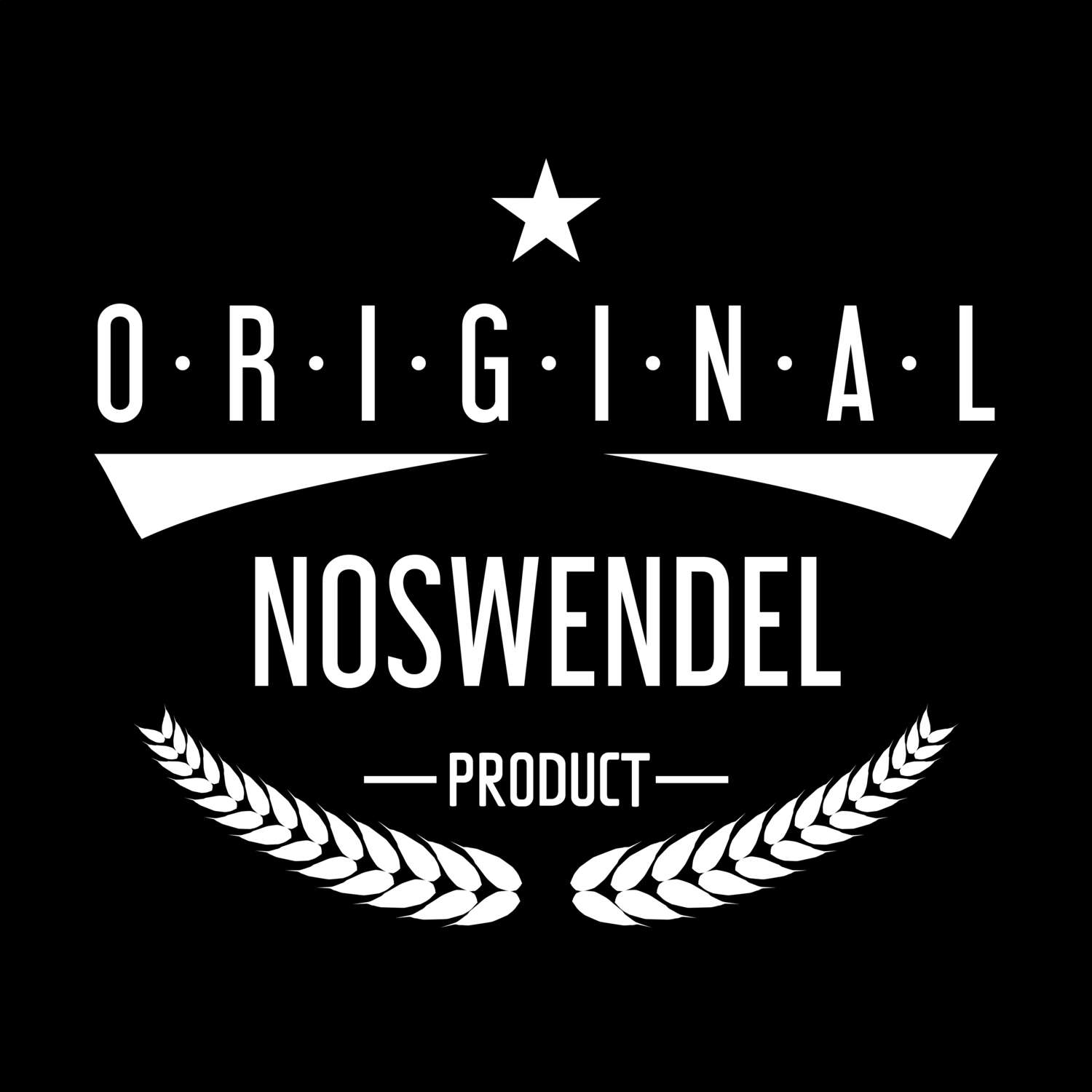 T-Shirt »Original Product« für den Ort »Noswendel«