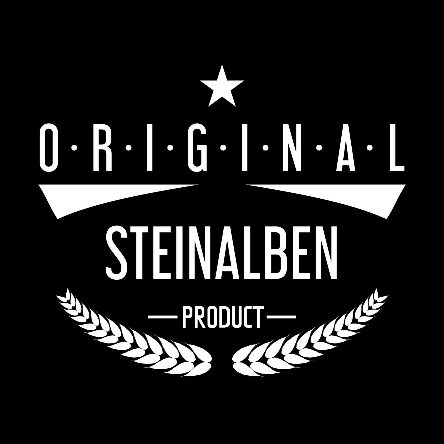 T-Shirt »Original Product« für den Ort »Steinalben«