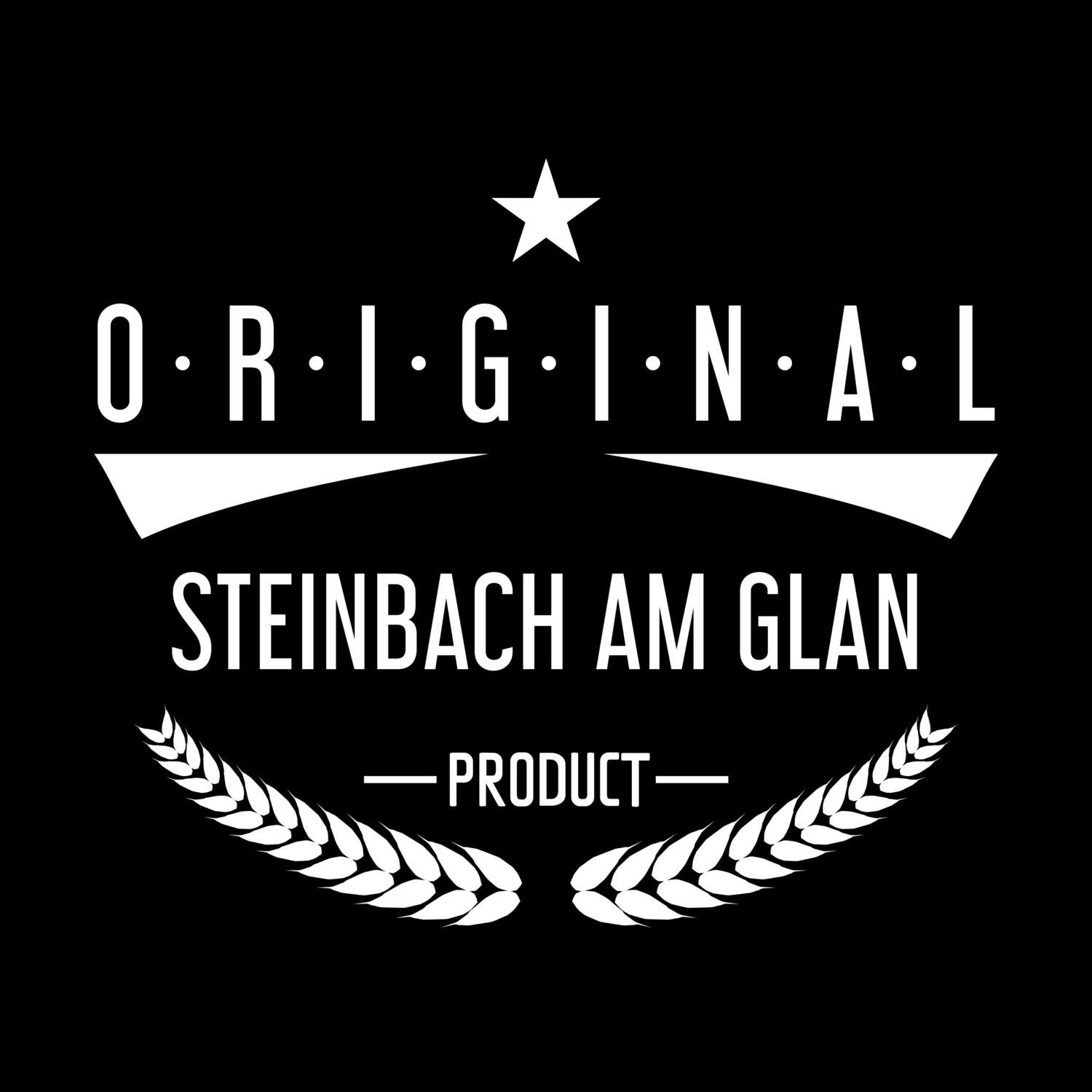 T-Shirt »Original Product« für den Ort »Steinbach am Glan«