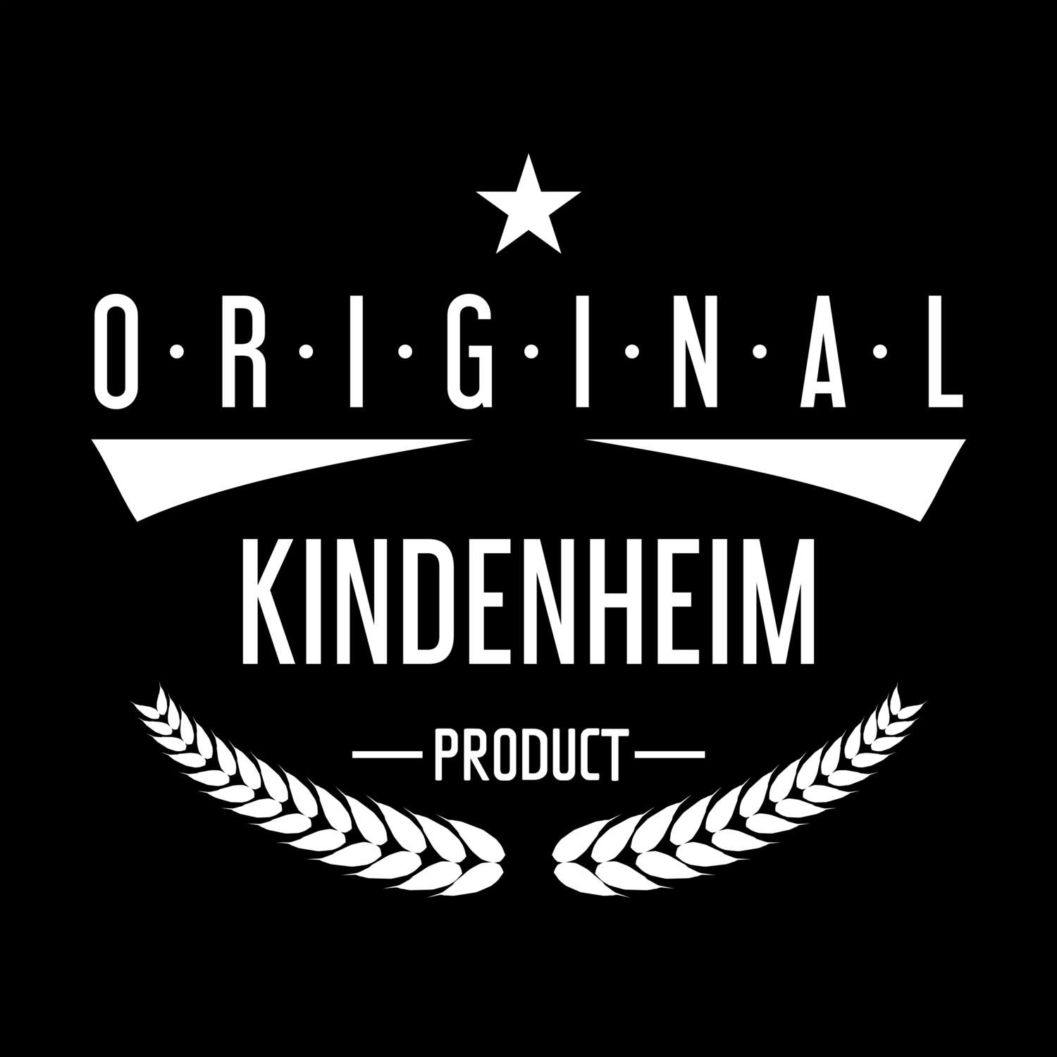 T-Shirt »Original Product« für den Ort »Kindenheim«