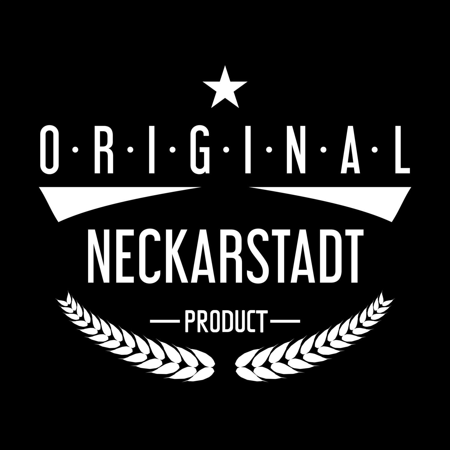 T-Shirt »Original Product« für den Ort »Neckarstadt«