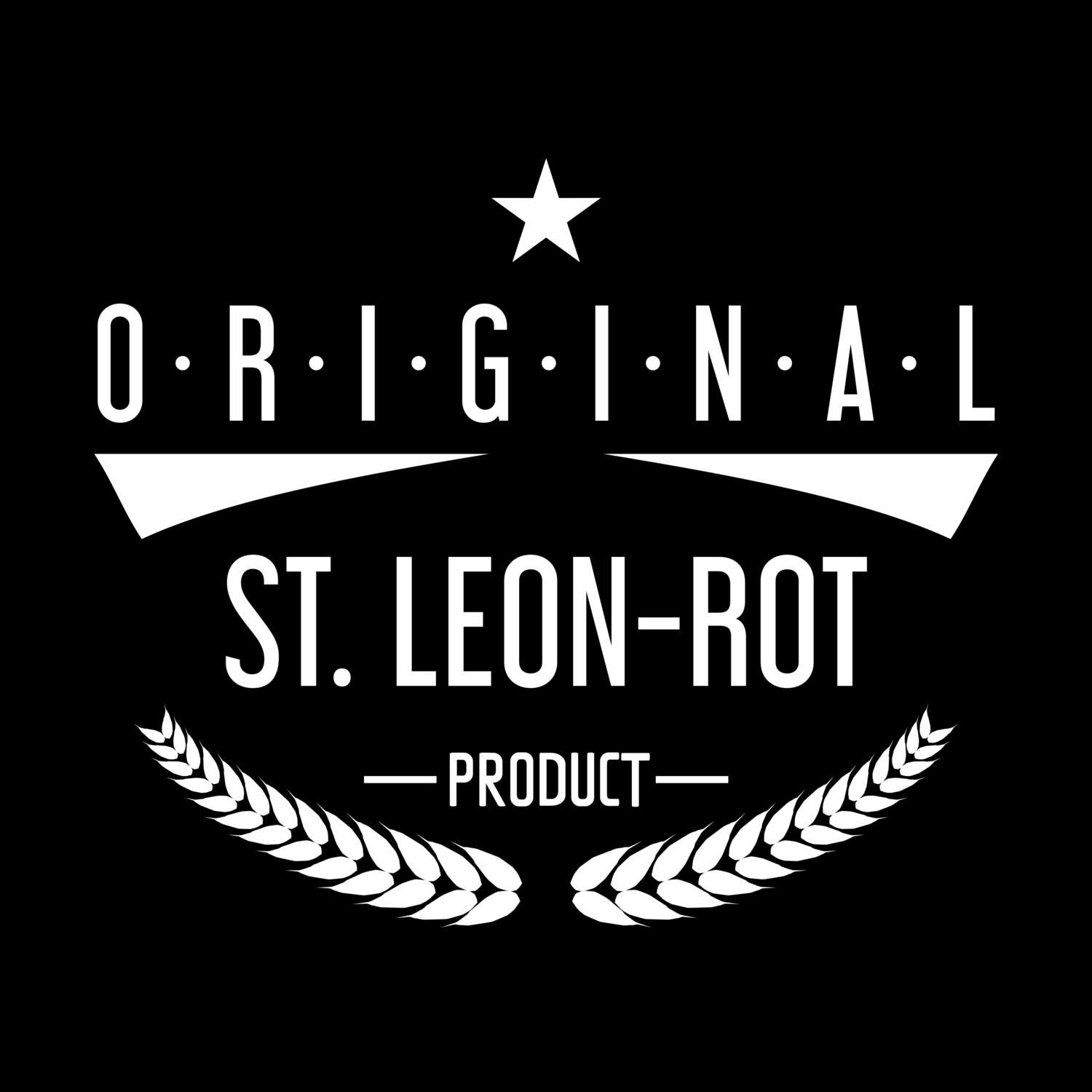 T-Shirt »Original Product« für den Ort »St. Leon-Rot«