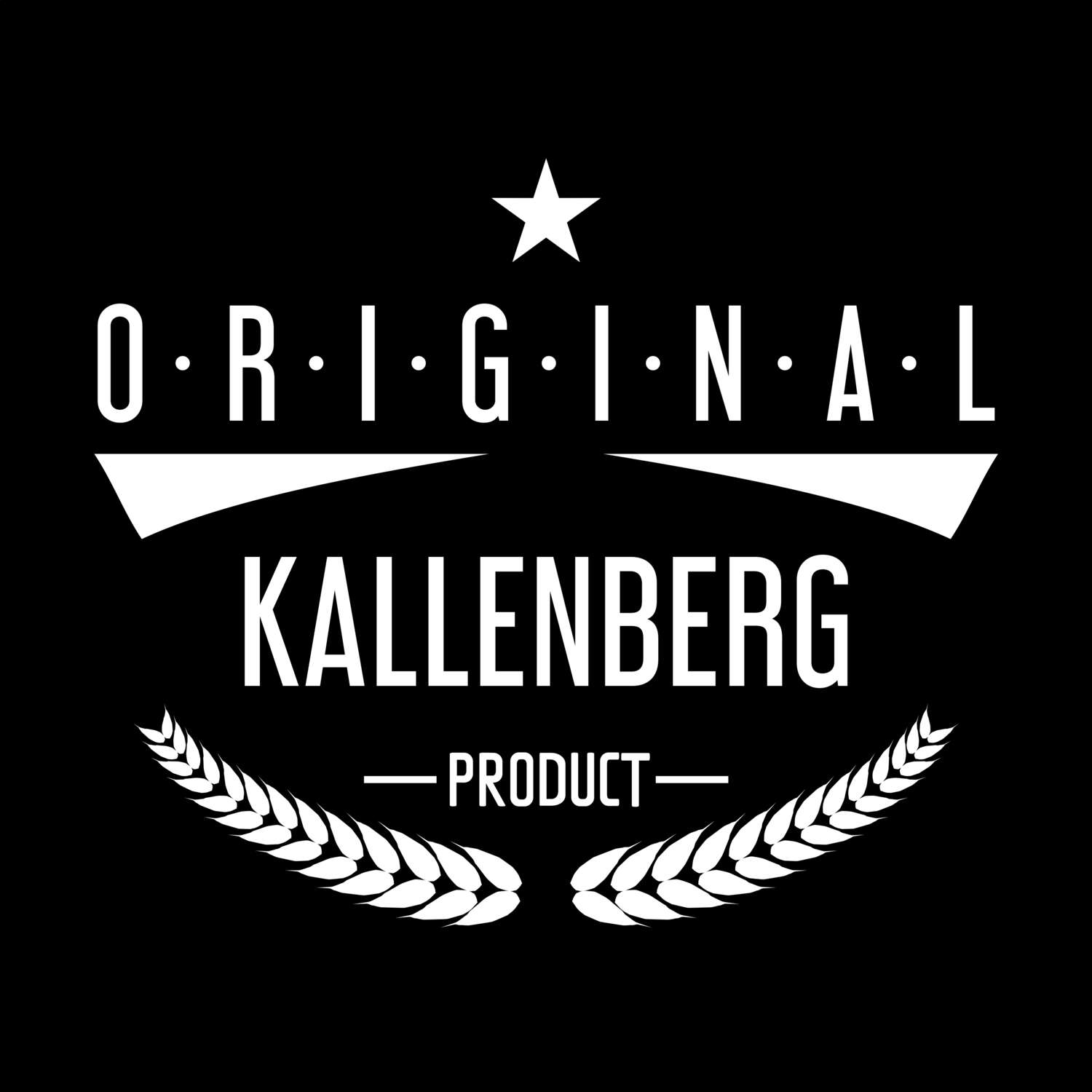 T-Shirt »Original Product« für den Ort »Kallenberg«