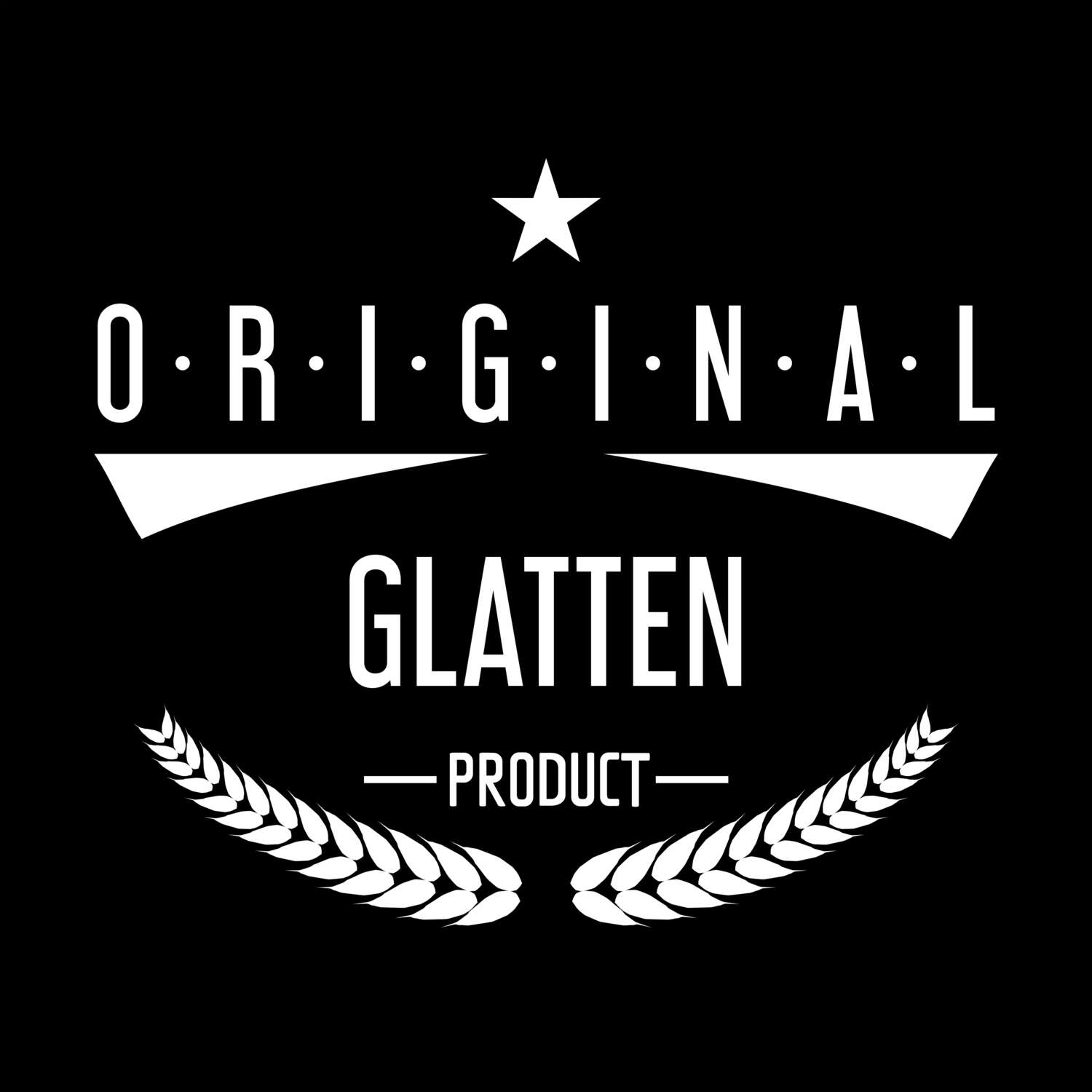 T-Shirt »Original Product« für den Ort »Glatten«