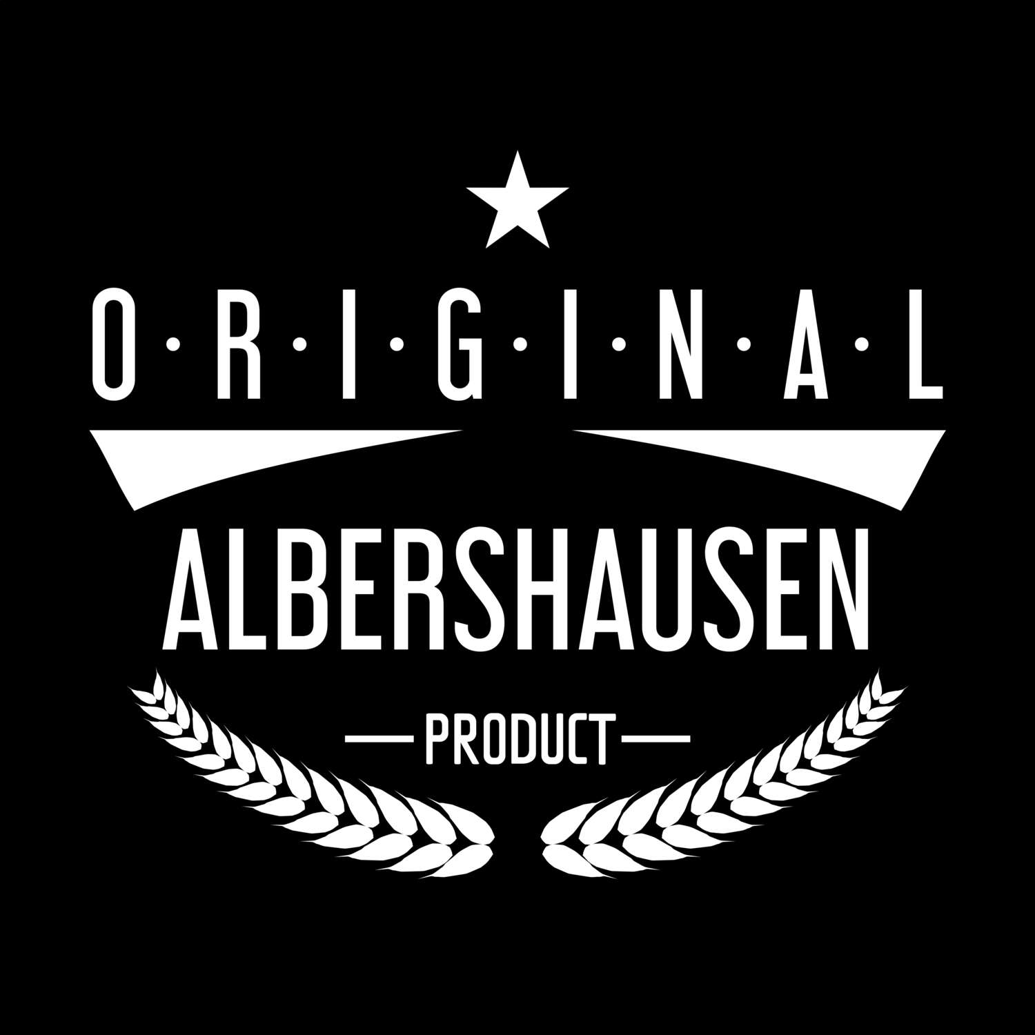 T-Shirt »Original Product« für den Ort »Albershausen«